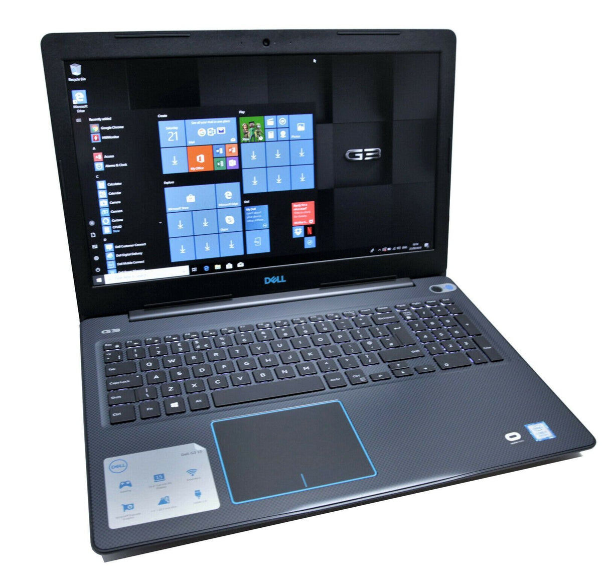 Dell G3 15 IPS Gaming Laptop Core i7 8750H GTX 1060 Max Q 128GB 1TB 8GB RAM