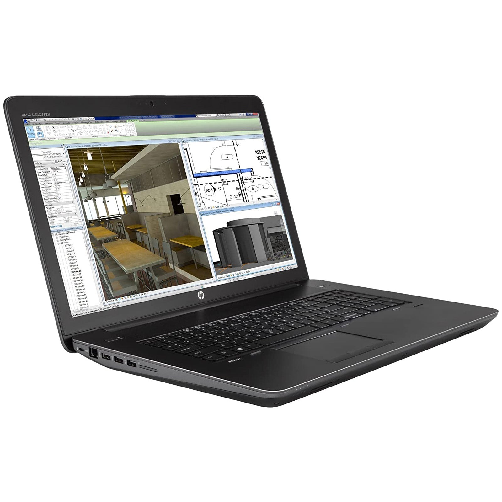 HP ZBook 17 G3 Laptop: Core i7 6th Gen, 16GB RAM 256GB SSD, Quadro Warranty