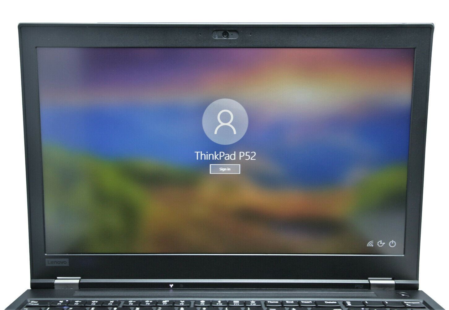 Lenovo ThinkPad P52 15.6" Workstation Laptop: 64GB RAM, 6-Core Xeon, 512GB SSD - CruiseTech