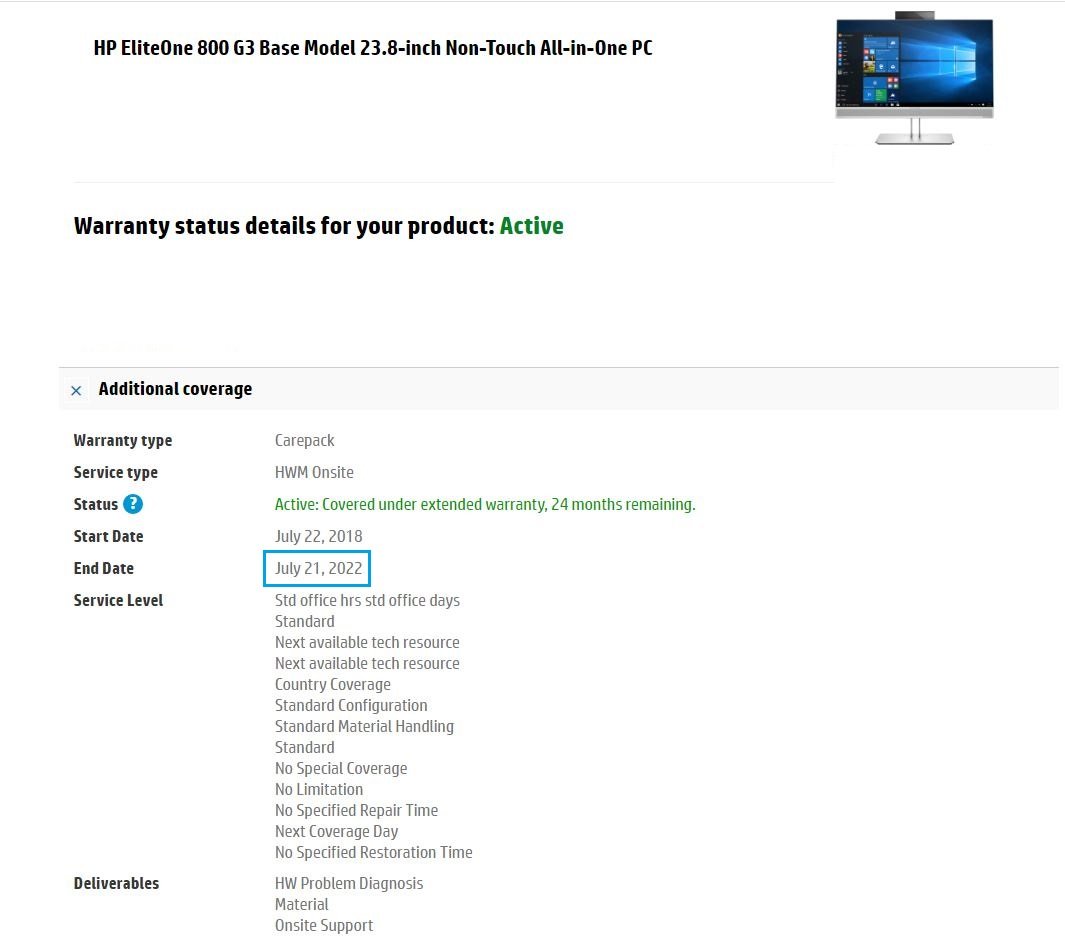 HP EliteOne 800 G3 All-in-One 23.8" i7 6700, 16GB RAM. 256GB, RX 560 VAT Grade B - CruiseTech