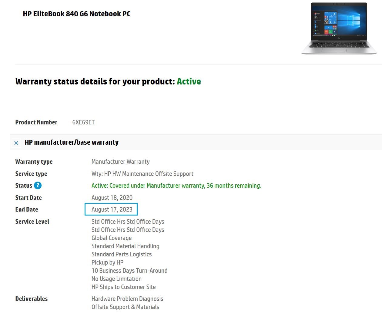HP EliteBook 840 G6 14" Laptop: Core i7-8565U, 256GB, 16GB RAM Warranty - CruiseTech