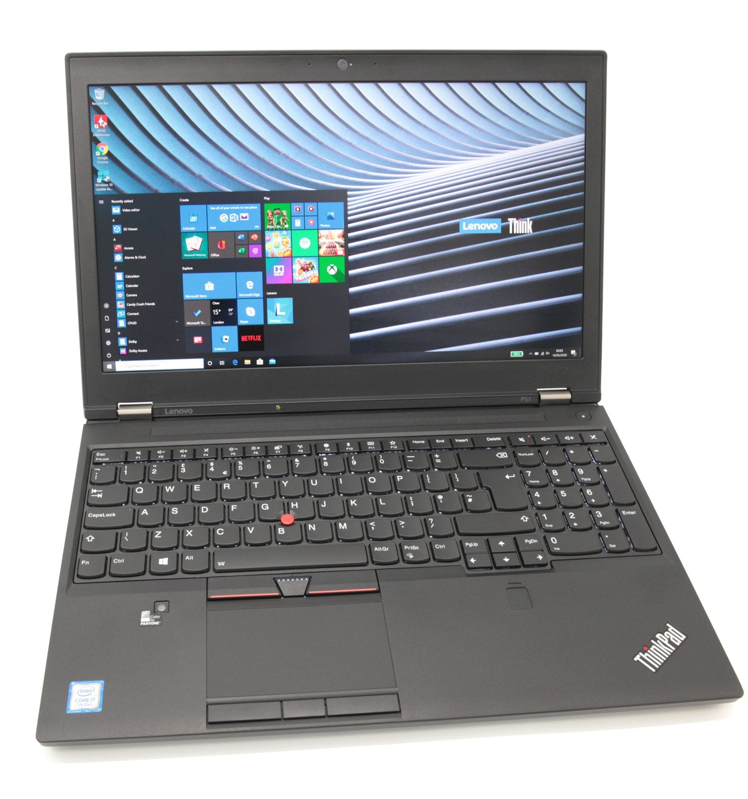 Lenovo ThinkPad P51 4K Laptop: Core i7-7700H 32GB RAM 512GB SSD, Quadro Warranty - CruiseTech
