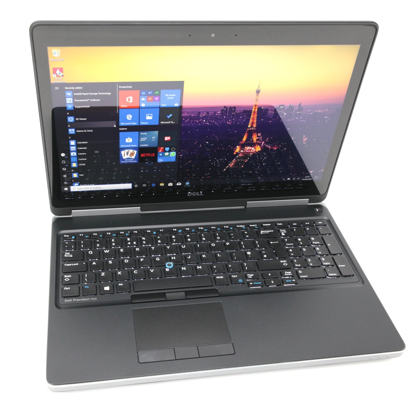 Dell Precision 7510 15.6" Touch CAD Laptop: 32GB RAM, Xeon, 512GB SSD M1000M - CruiseTech