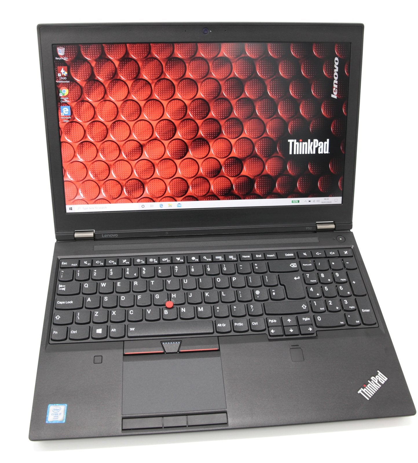 Lenovo Thinkpad P50 FHD Laptop: Core i7-6820HQ Quadro 256GB, 16GB RAM Inc VAT - CruiseTech
