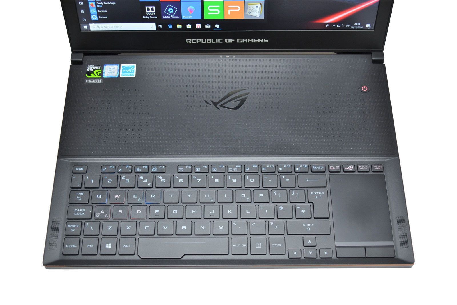 ASUS ROG Zephyrus GX501 Gaming Laptop: GTX 1070, Core i7-7700HQ, 512GB, 16GB - CruiseTech