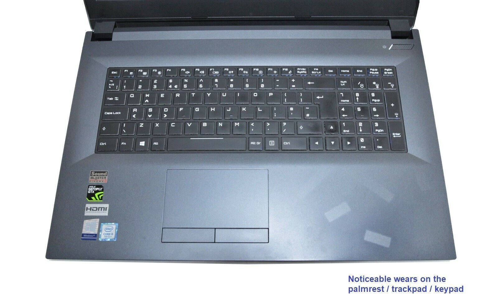 Clevo N870HP 17.3" Gaming Laptop: GTX 1060, Core i5 Quad, 240GB SSD+HDD - CruiseTech