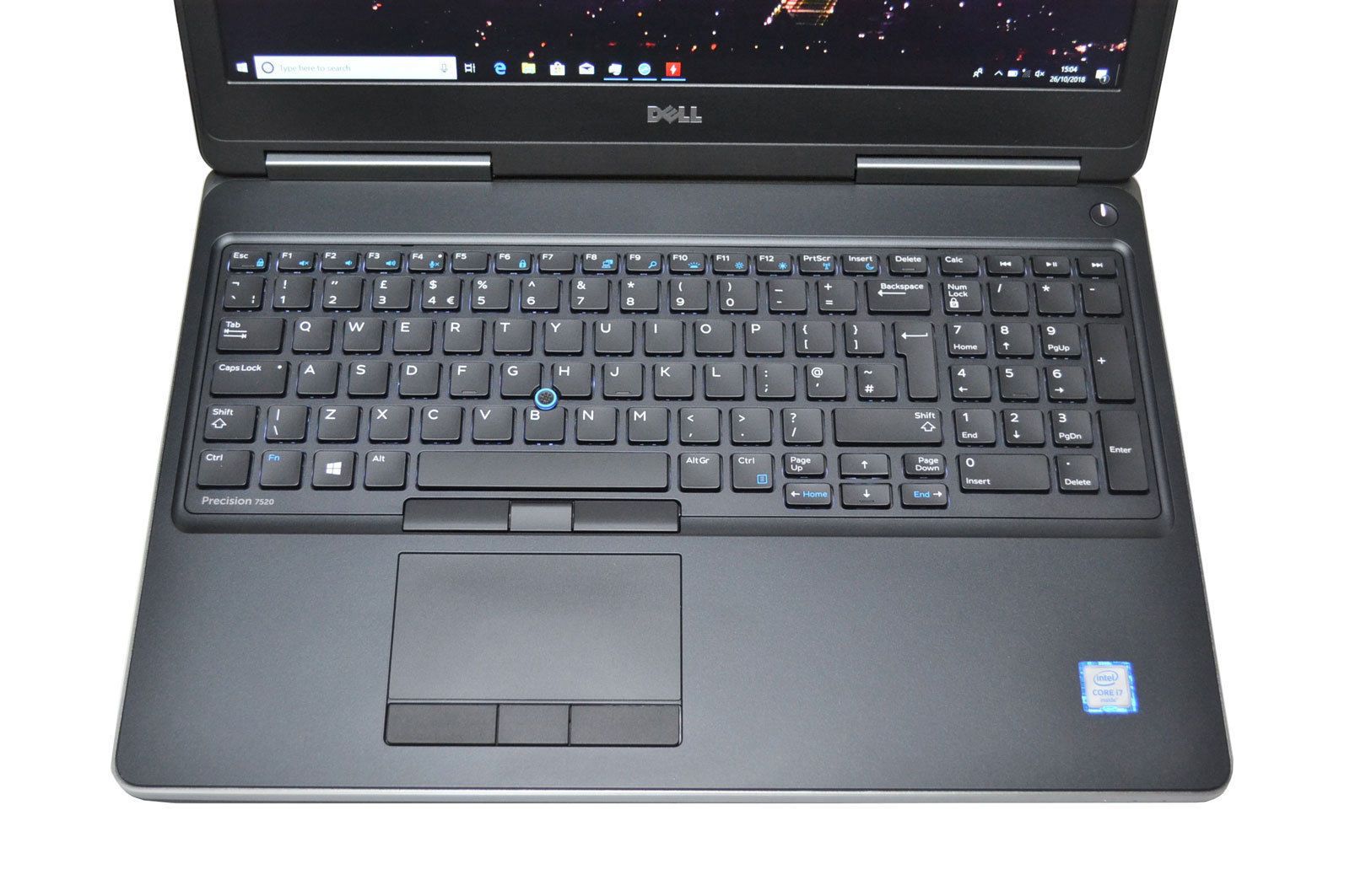 Dell Precision CAD 7520 Laptop: Core i7-6820HQ, 256GB, 16GB RAM, Quadro M2200 - CruiseTech