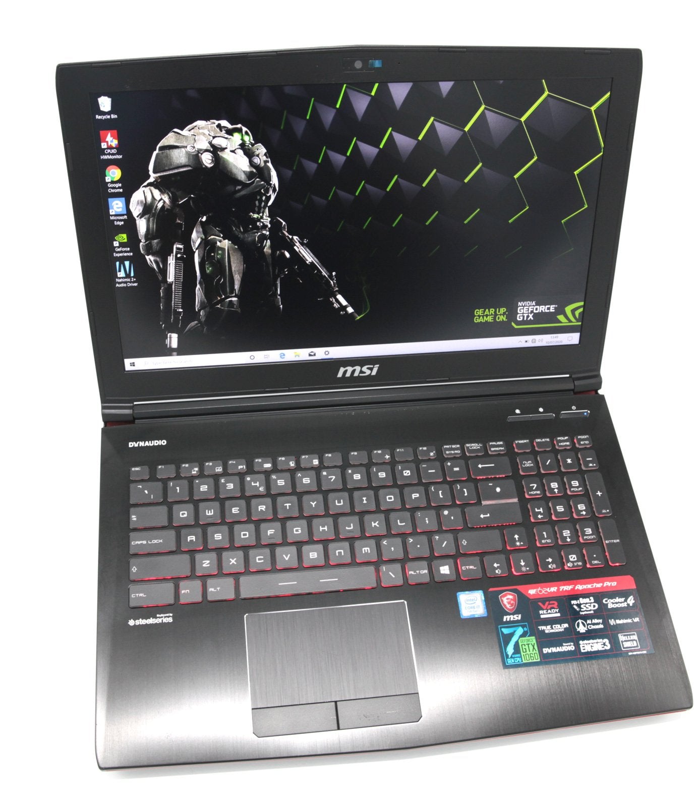 MSI GE62 7RF 15.6" Gaming Laptop: Core i7-7700HQ NVIDIA 1060, 128GB+1TB HDD - CruiseTech