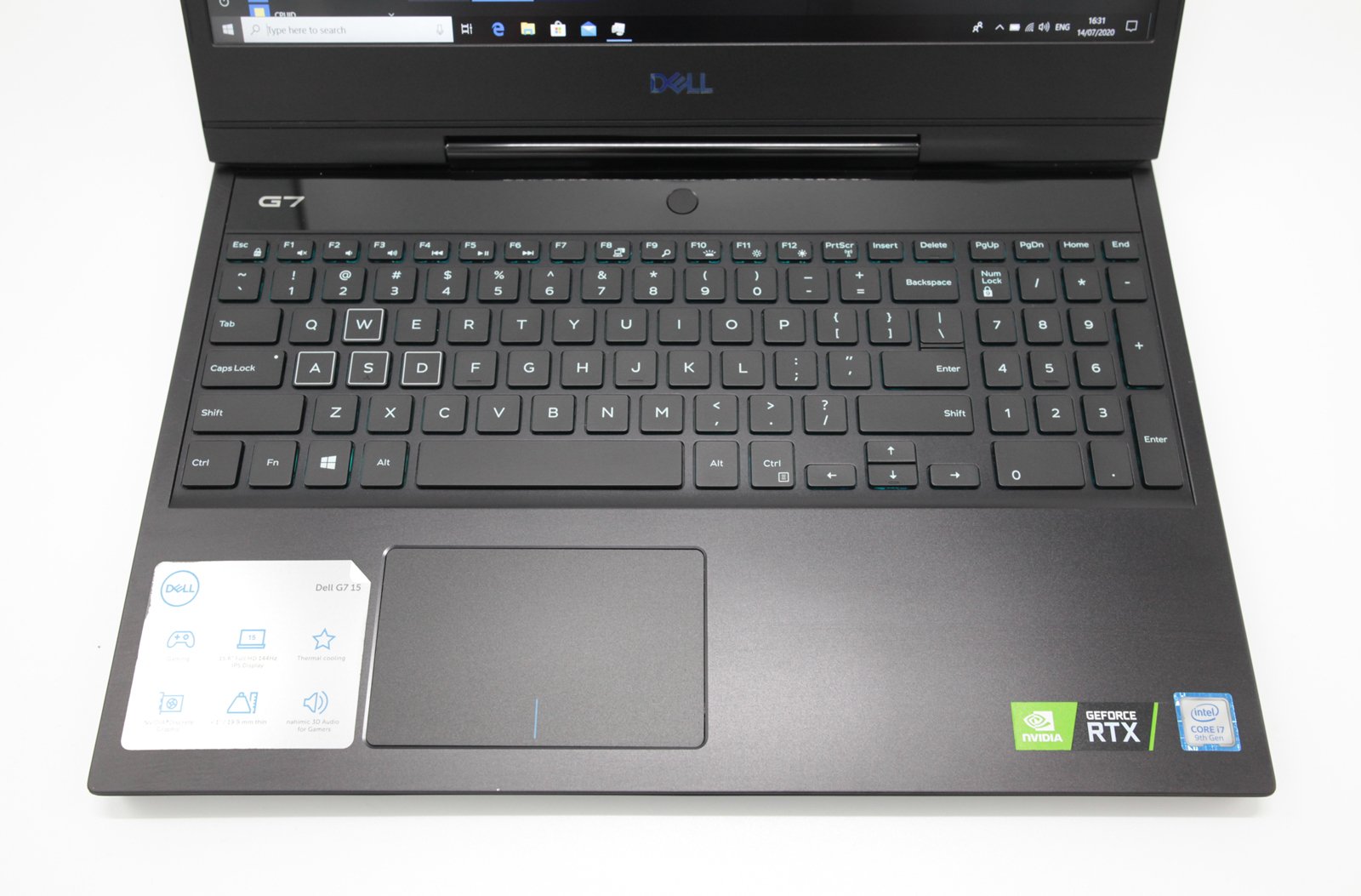 Dell 15 G7 7590 15.6" Gaming Laptop: RTX 2060, Core i7-9750H, 256GB+1TB, 8GB RAM - CruiseTech