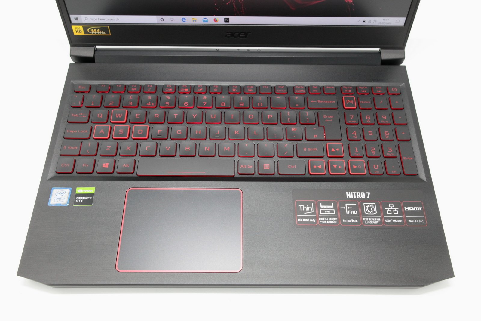 Acer Nitro 7 Gaming Laptop: 15.6" Core i7 9750H, 8GB RAM, 512GB SSD, GTX 1660TI - CruiseTech