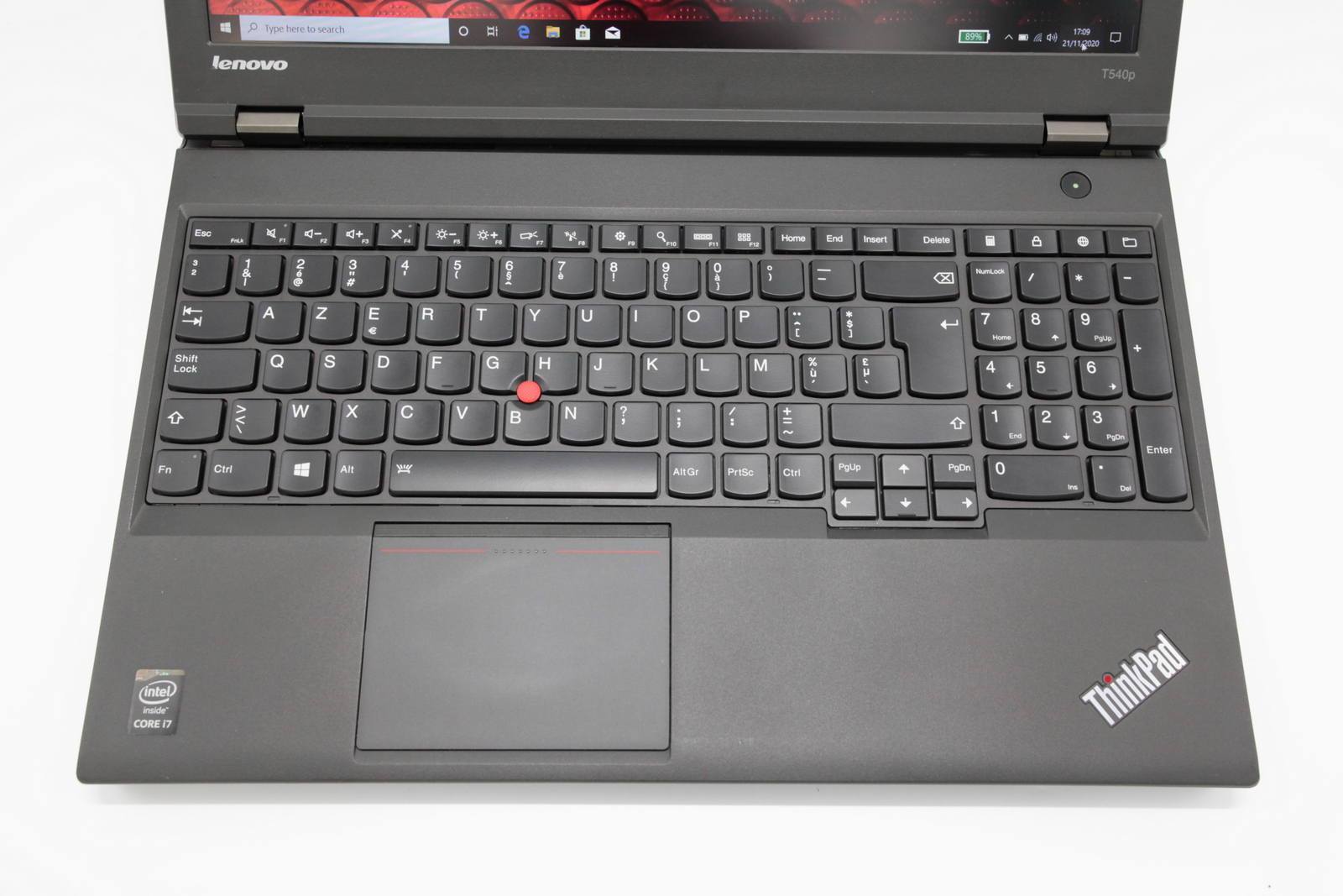 Lenovo T540P 15.6" Laptop: Core i7-4810MQ, 16GB, 240GB SSD, VAT, AZERTY Key - CruiseTech