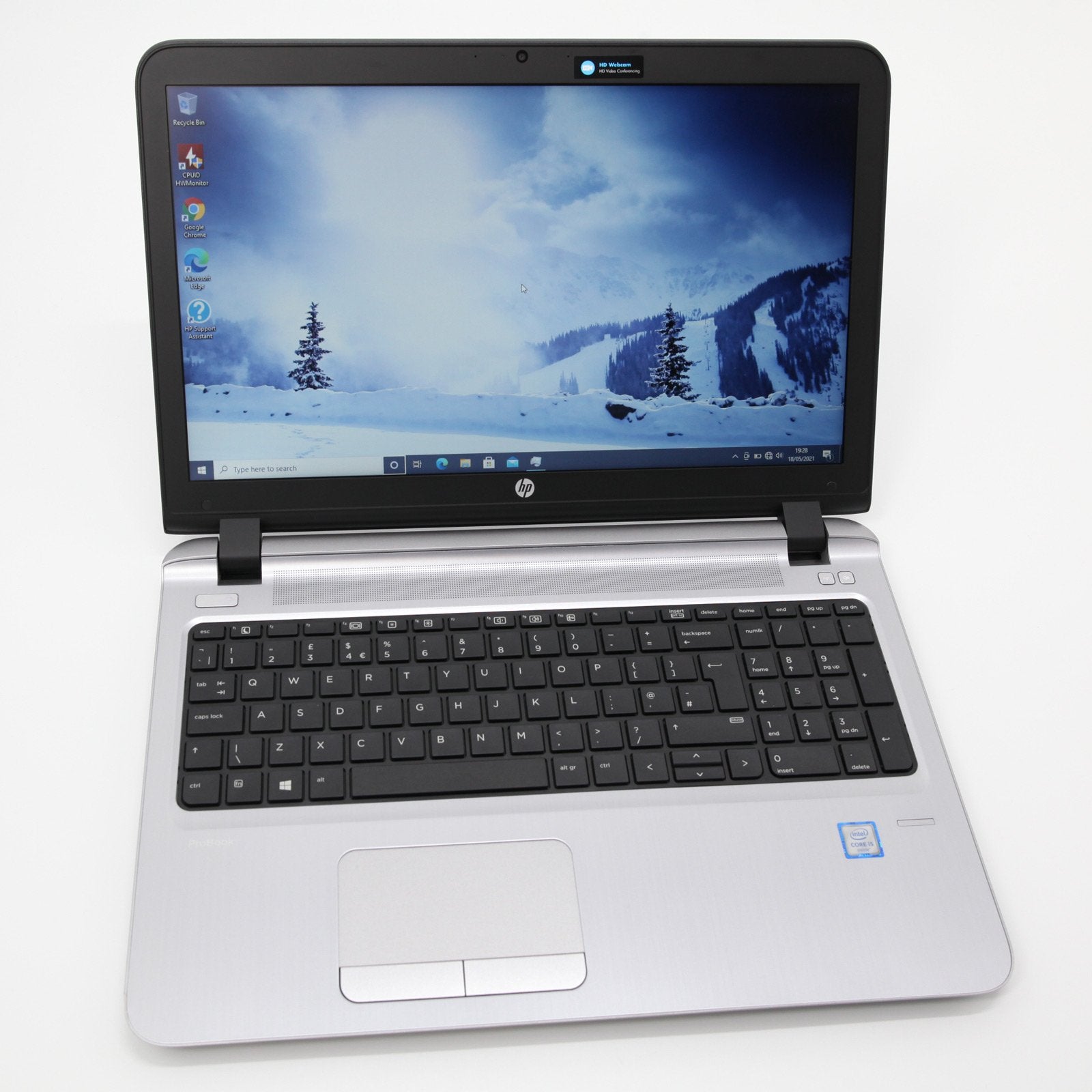 HP ProBook 450 G3 15.6" Laptop: Core i5, 8GB RAM, 256GB SSD, 2.1kg, VAT - CruiseTech
