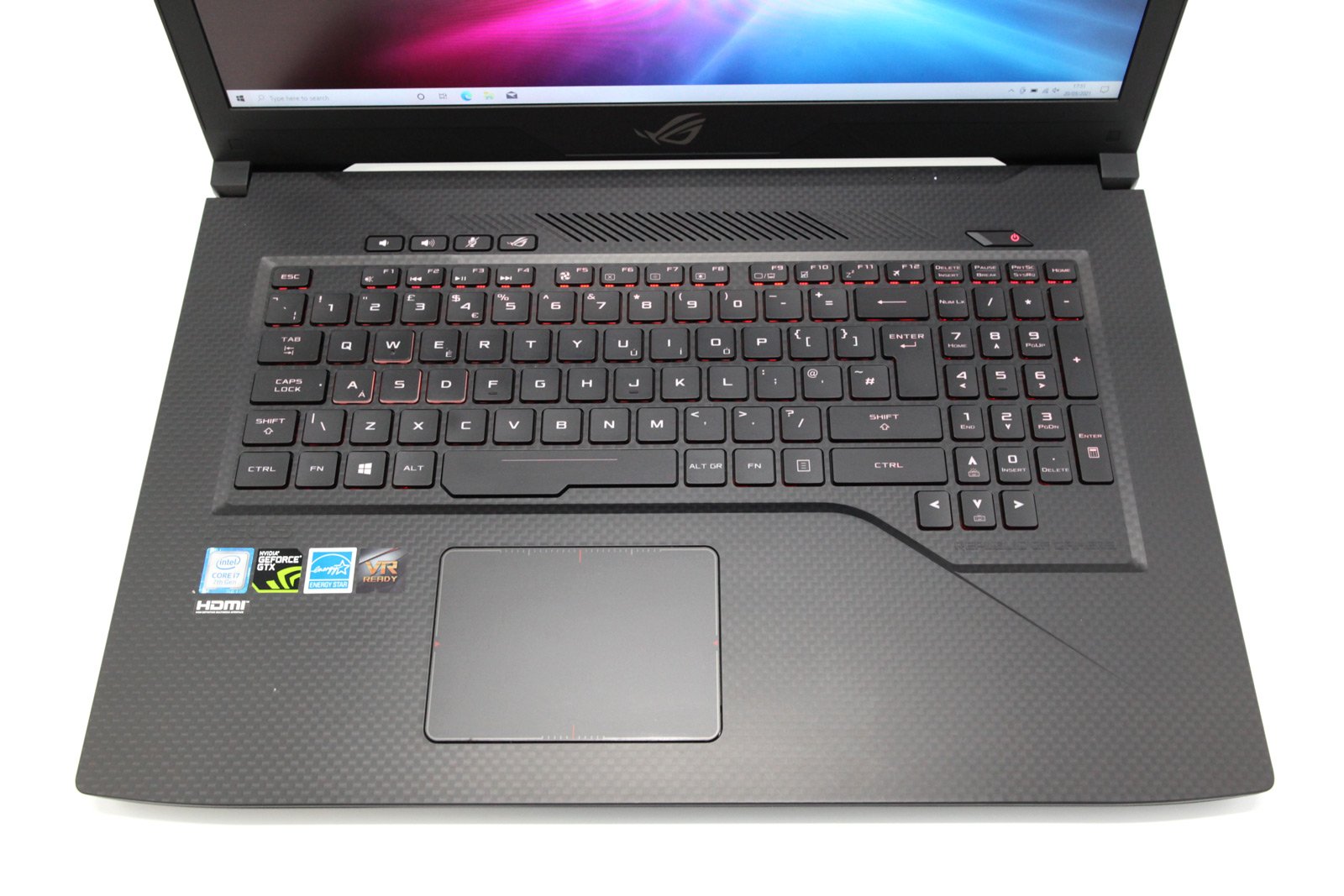 ASUS ROG GL703V 17" Gaming Laptop: 256GB+1TB, GTX 1060, Core i7-7700H, 16GB RAM - CruiseTech