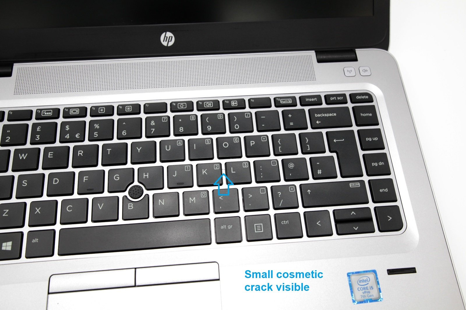 HP EliteBook 840 G4 14" FHD Laptop: 256GB 7th Gen i5, Warranty VAT (Grade C) - CruiseTech