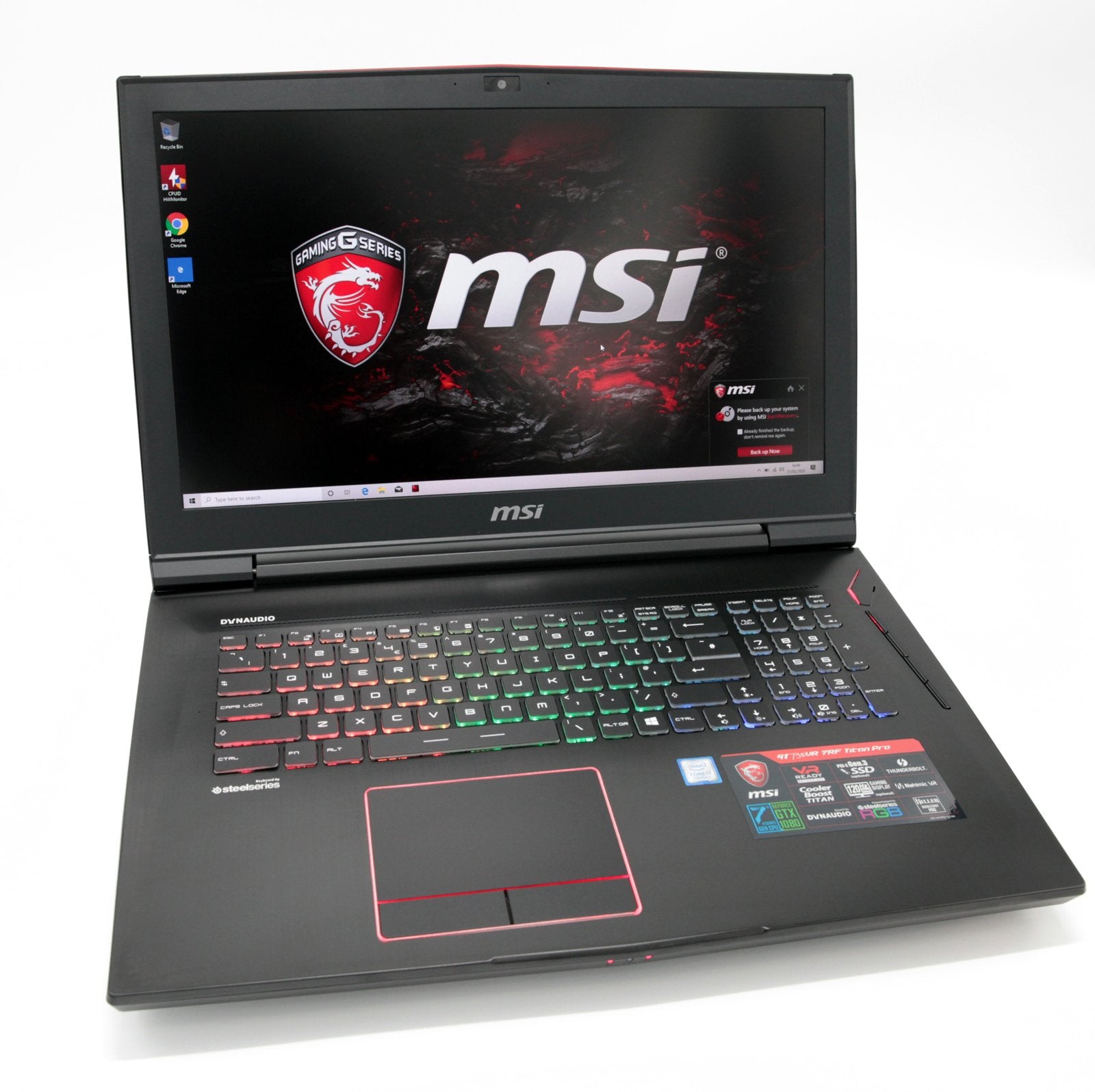 MSI GT73EVR Titan Pro 17.3" Gaming Laptop GTX 1080, Core i7, 16GB RAM, 256GB+1TB - CruiseTech