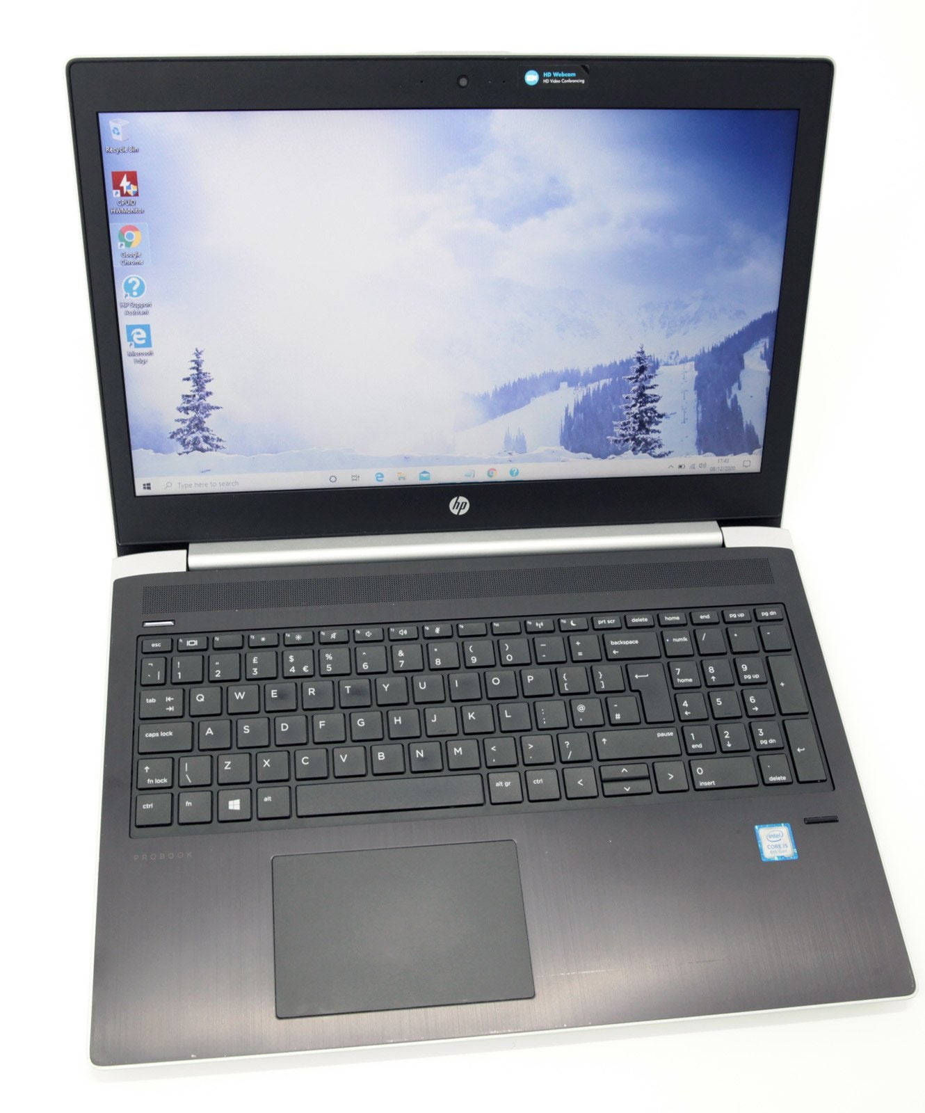 HP ProBook 450 G5 15.6" Laptop: 8GB RAM, 240GB, Core i5-8250U, Warranty VAT - CruiseTech