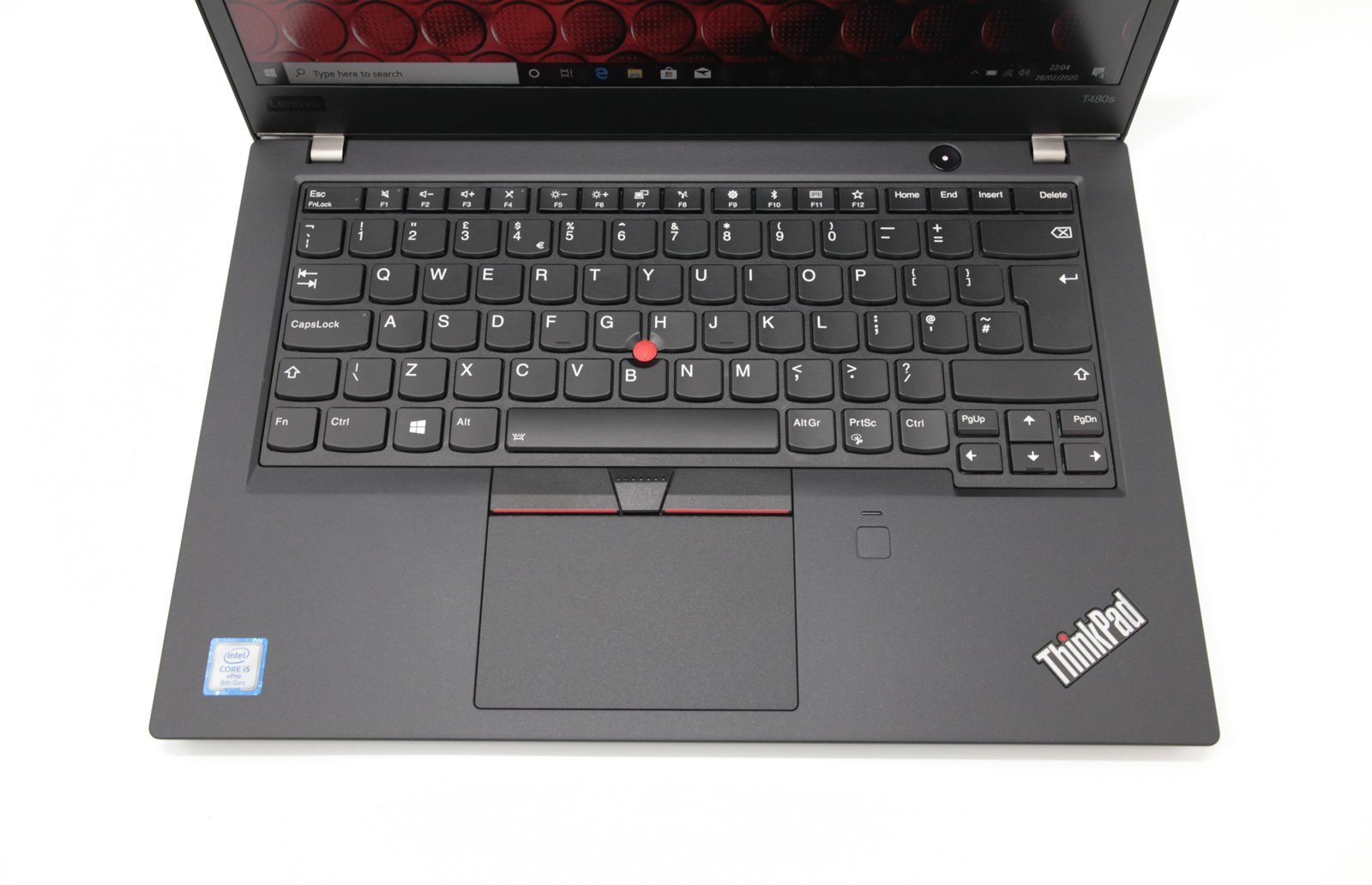 Lenovo Thinkpad T480s IPS Laptop: i5-8350U 512GB SSD, 24GB RAM Warranty, Inc VAT - CruiseTech