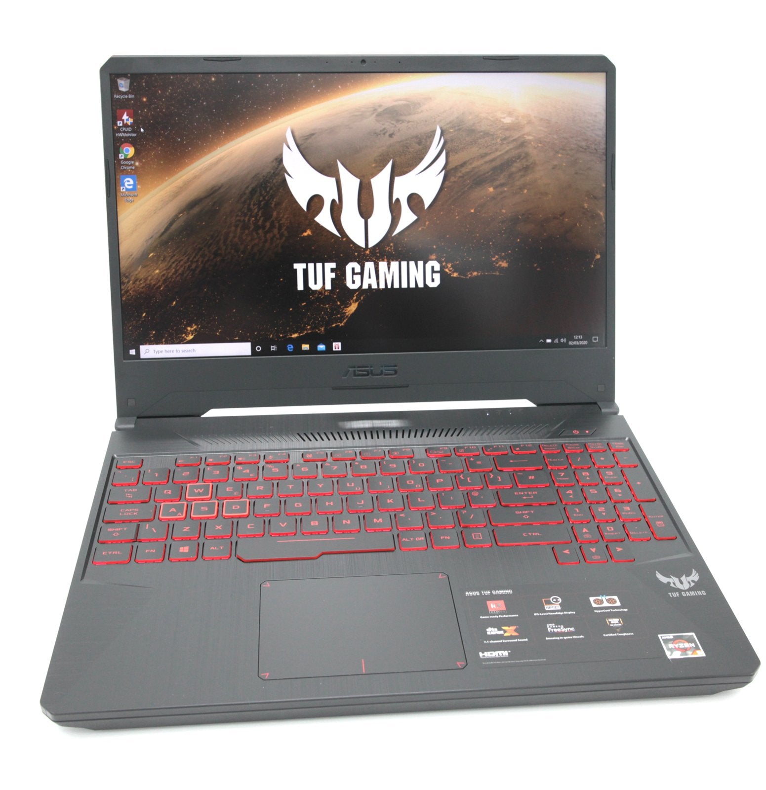 ASUS FX505DY Gaming Laptop 15.6 Ryzen R5 3550H 8GB RAM 256GB