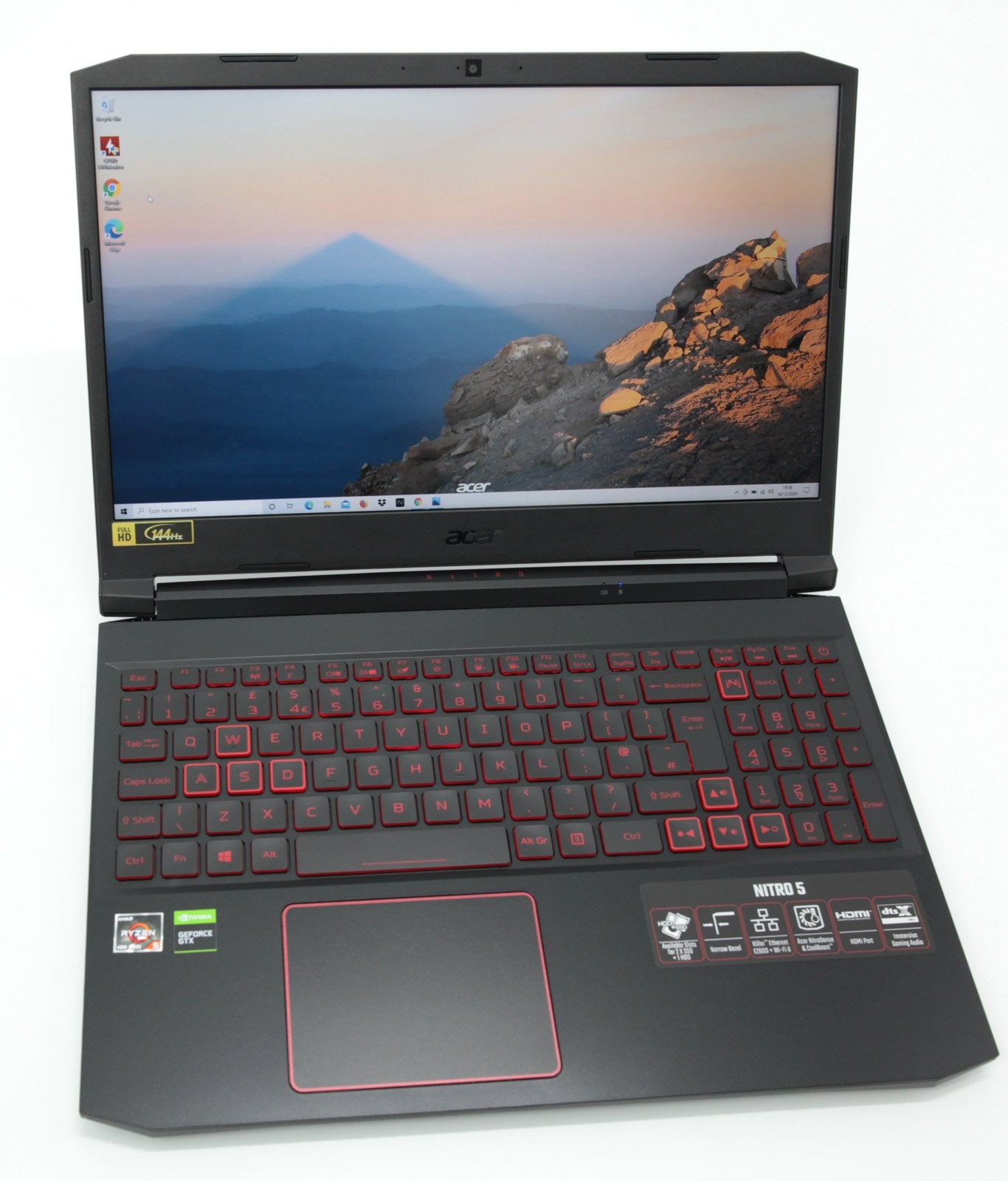 Acer Nitro 144Hz Gaming Laptop: Ryzen 5-4600H, GTX 1650, 8GB