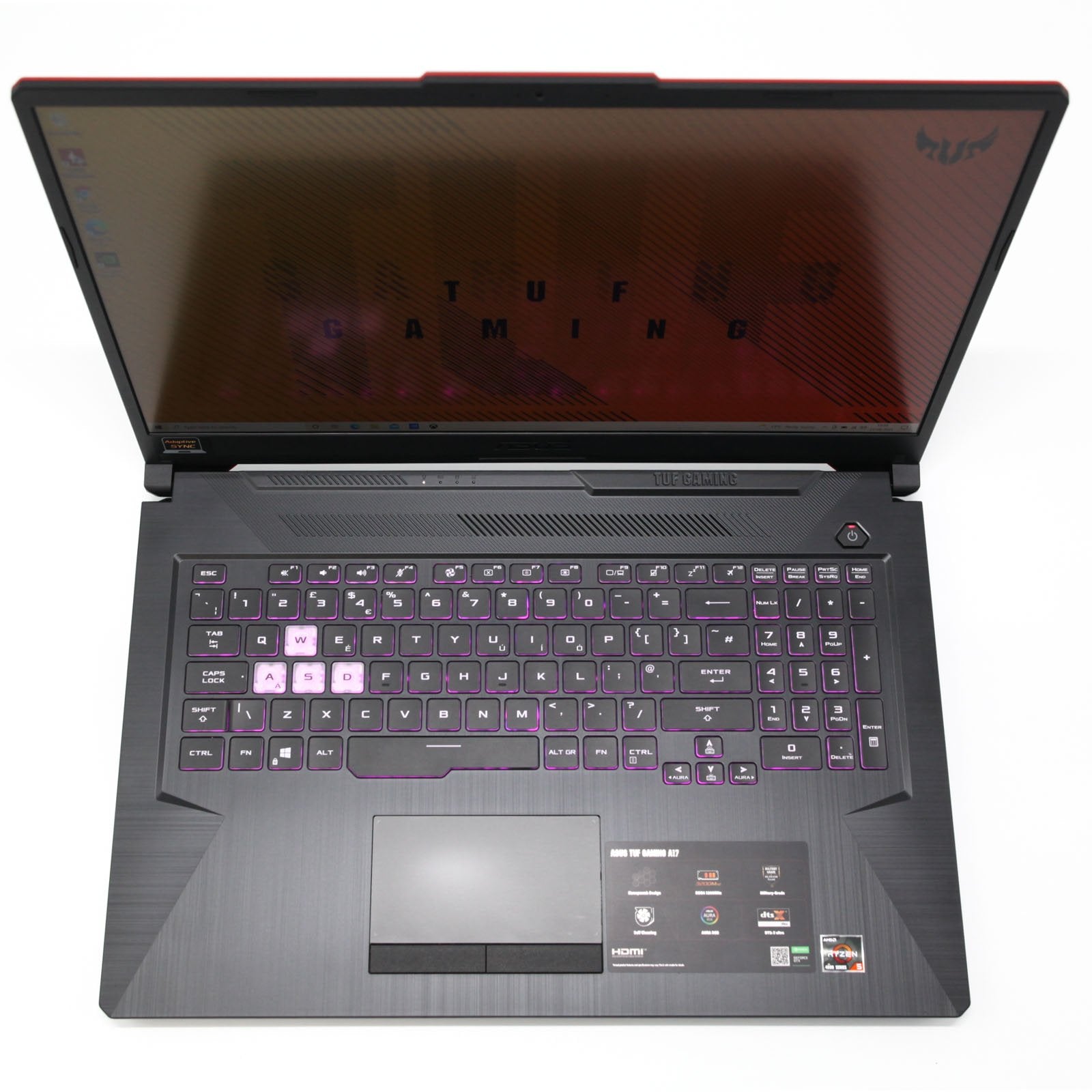 ASUS TUF A17 Gaming Laptop: AMD Ryzen 5, GTX 1650, 120Hz 8GB RAM, 256GB Warranty - CruiseTech