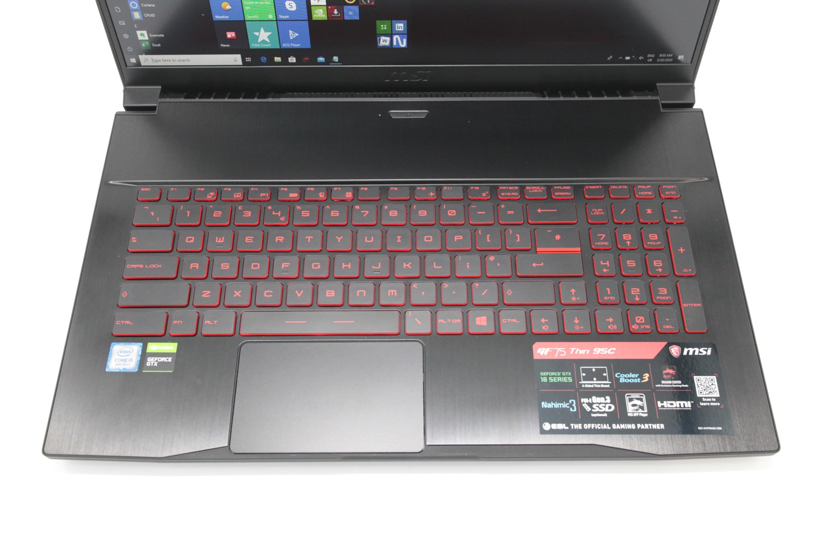 MSI GF75 17.3" Gaming Laptop: GTX 1650, i5-9300H, 8GB RAM, 256GB SSD - CruiseTech
