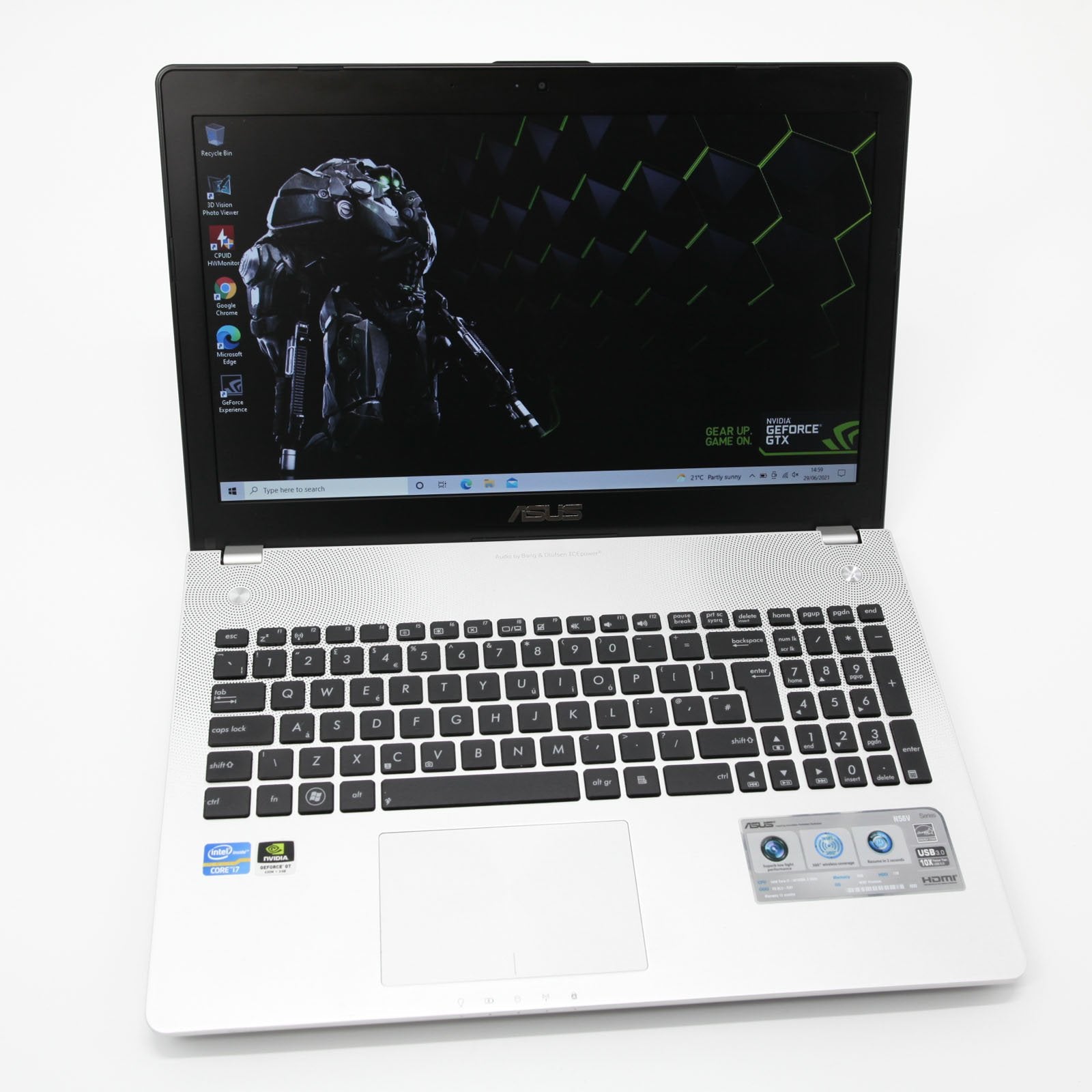 ASUS N56VM 15.6" Laptop: Core i7, 480GB SSD, 8GB RAM, NVIDIA, Blu-Ray Warranty - CruiseTech
