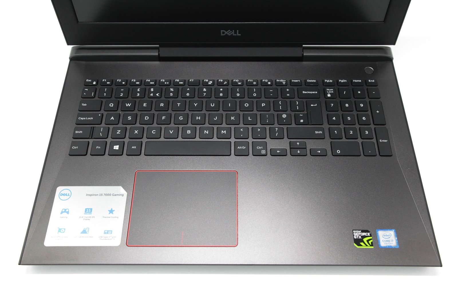 Dell 15 7577 IPS Gaming Laptop: i7-7700HQ, GTX 1060 Max-Q, 256GB