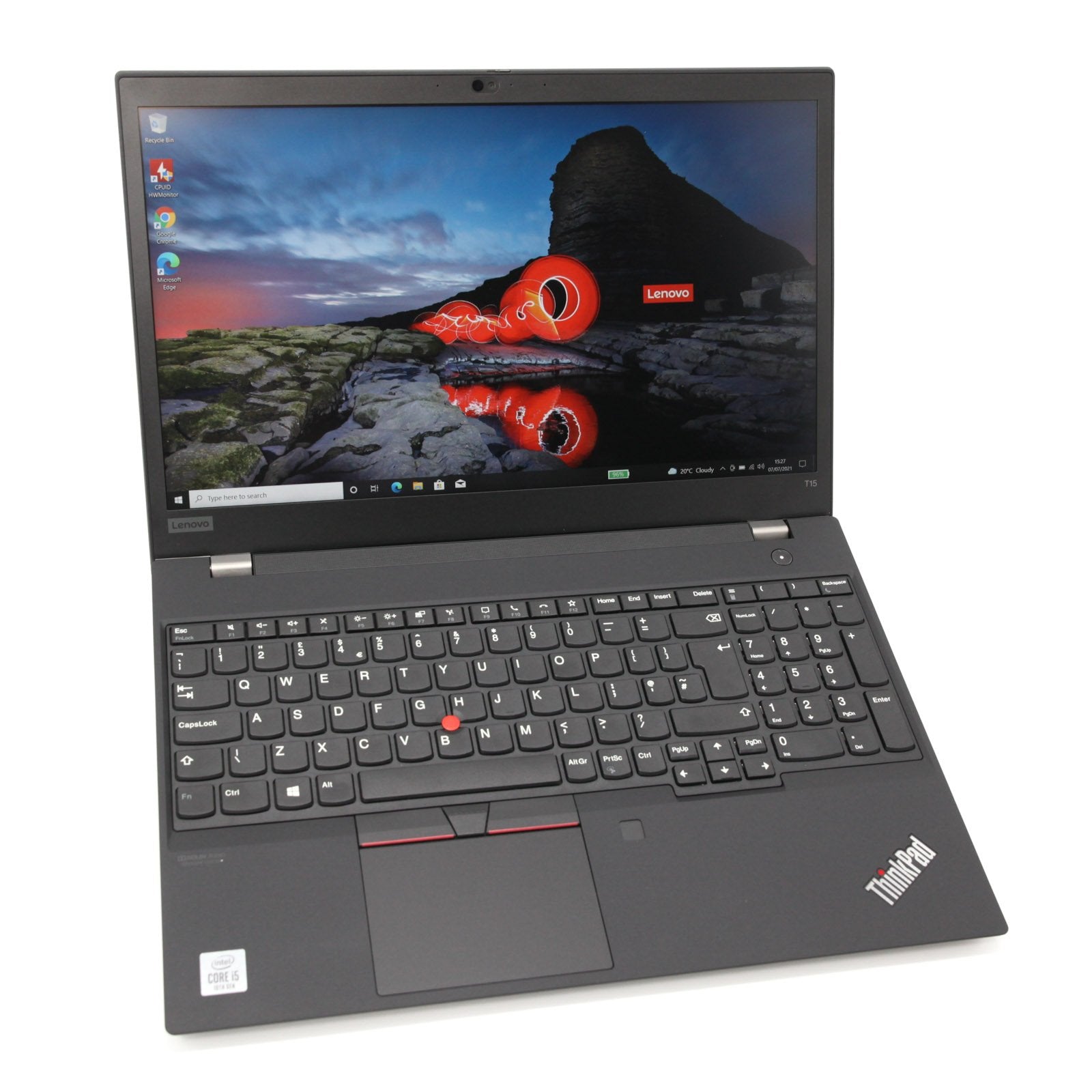 Lenovo ThinkPad T15 15.6" Laptop: 10th Gen i5, 16GB RAM, 256GB SSD, Warranty - CruiseTech