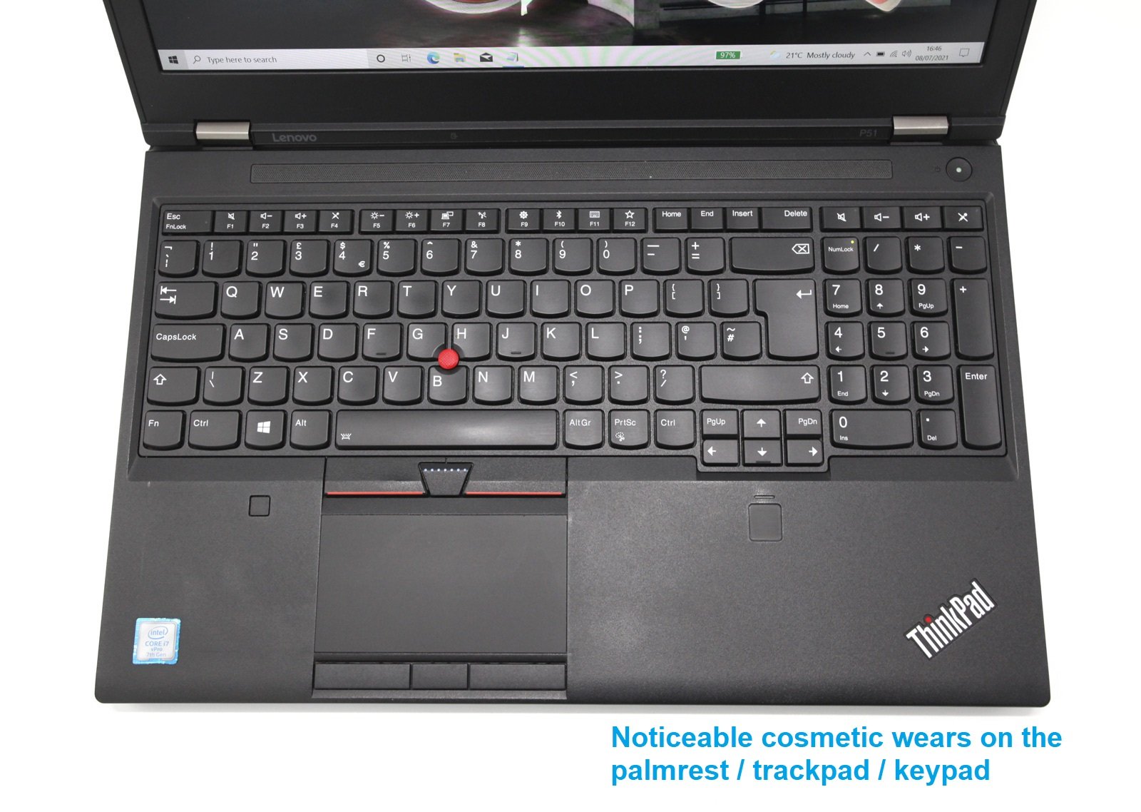 Lenovo ThinkPad P51 Laptop: Core i7-7820HQ 32GB RAM 1TB SSD Quadro Warranty - CruiseTech