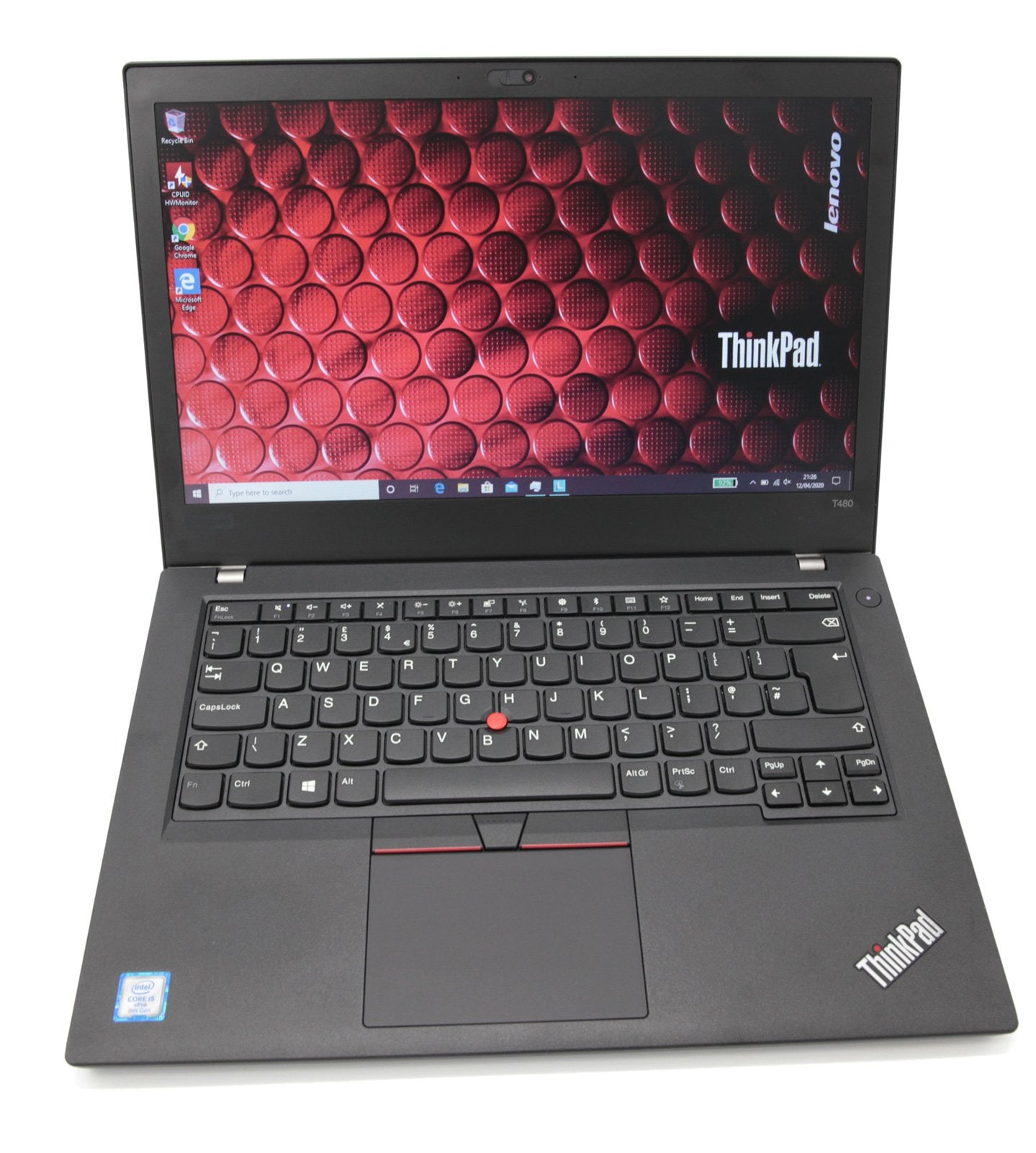 Lenovo Thinkpad T480 14" Laptop: 8th Gen i5-8350U, 256GB 8GB Warranty - CruiseTech