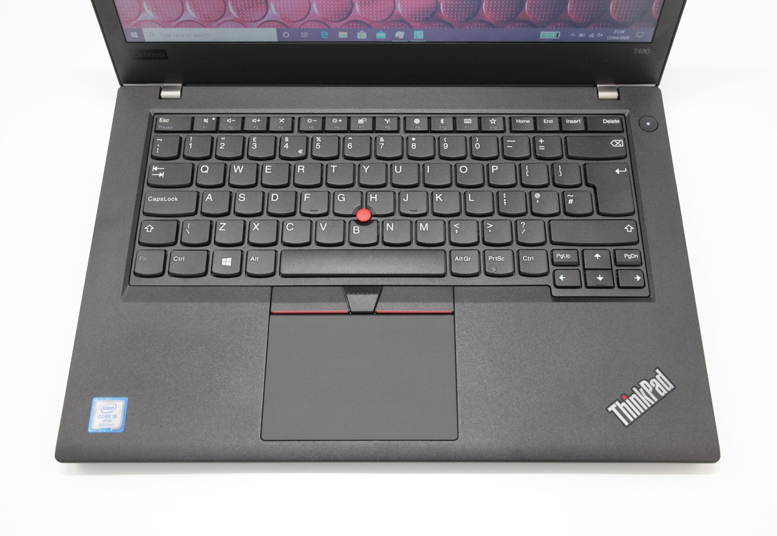 Lenovo Thinkpad T480 14" Laptop: 8th Gen i5-8350U, 256GB 8GB Warranty - CruiseTech