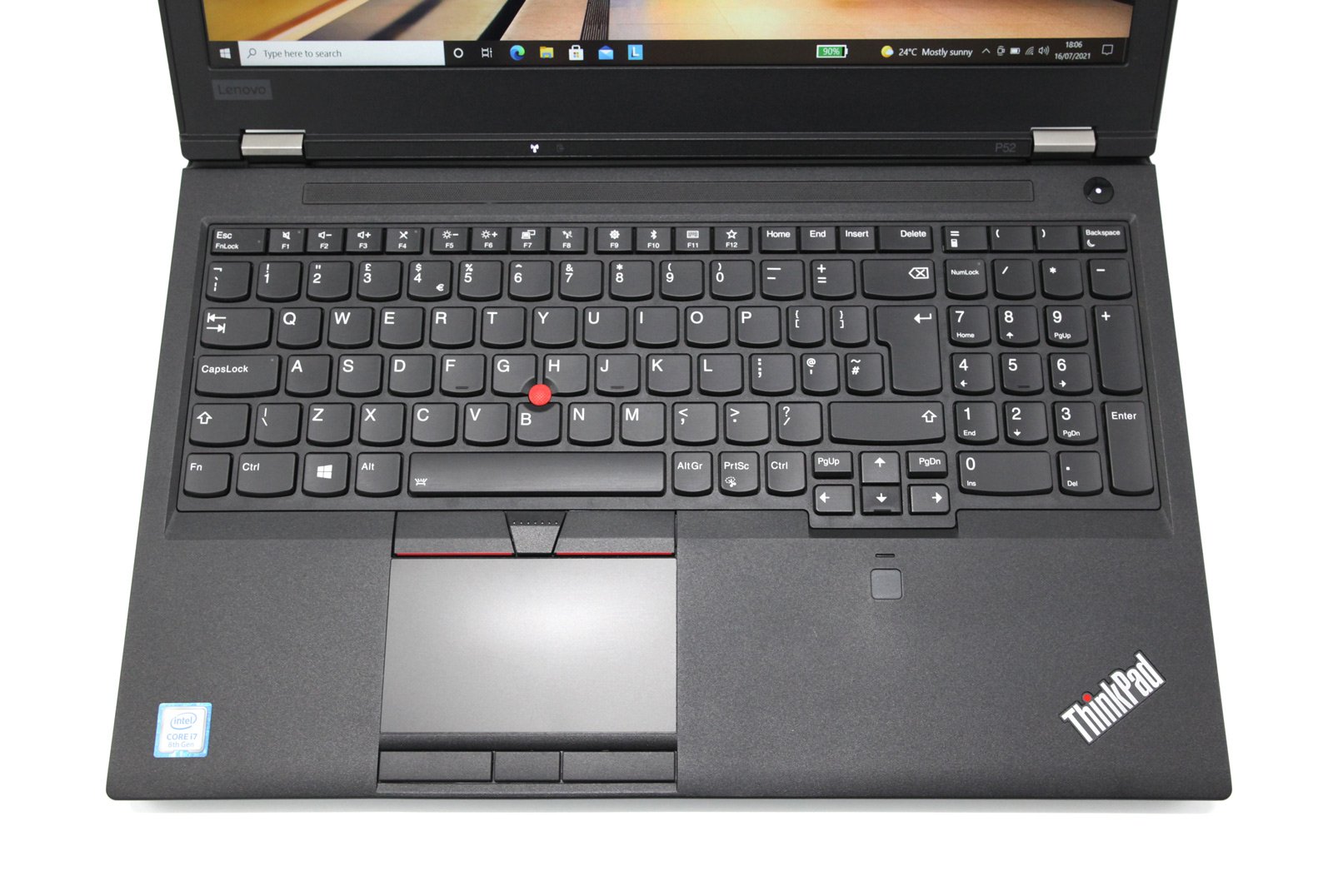 Lenovo ThinkPad P52 15.6" Laptop: 8th Gen i7 16GB RAM 256GB+1TB, Quadro Warranty - CruiseTech