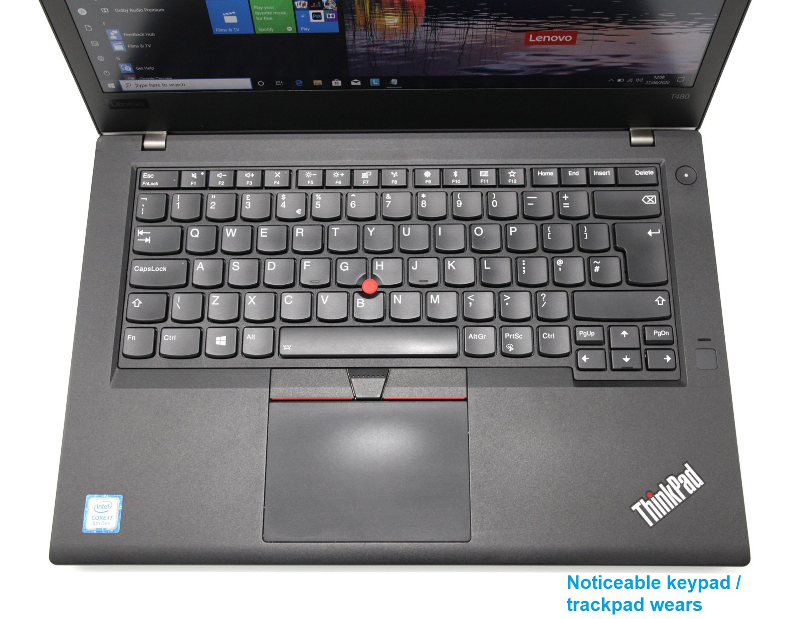 Lenovo Thinkpad T480 14" Laptop: 8th Gen i7 upto 4Ghz 16GB RAM 512GB Warranty - CruiseTech