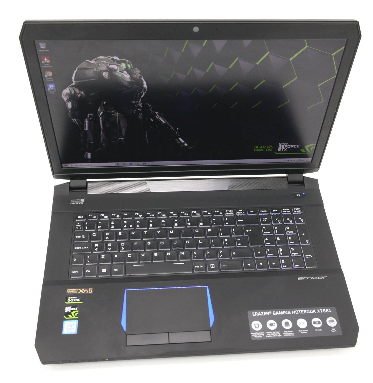 Medion ERAZER X7851 17.3" Gaming Laptop: Core i7, 16GB, NVIDIA 1060, 256GB+ HDD - CruiseTech