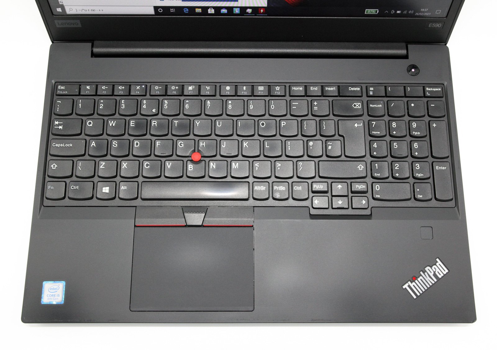 Lenovo Thinkpad E590 15.6" Laptop: 8th Gen i5, 256GB, 8GB RAM, Warranty - CruiseTech