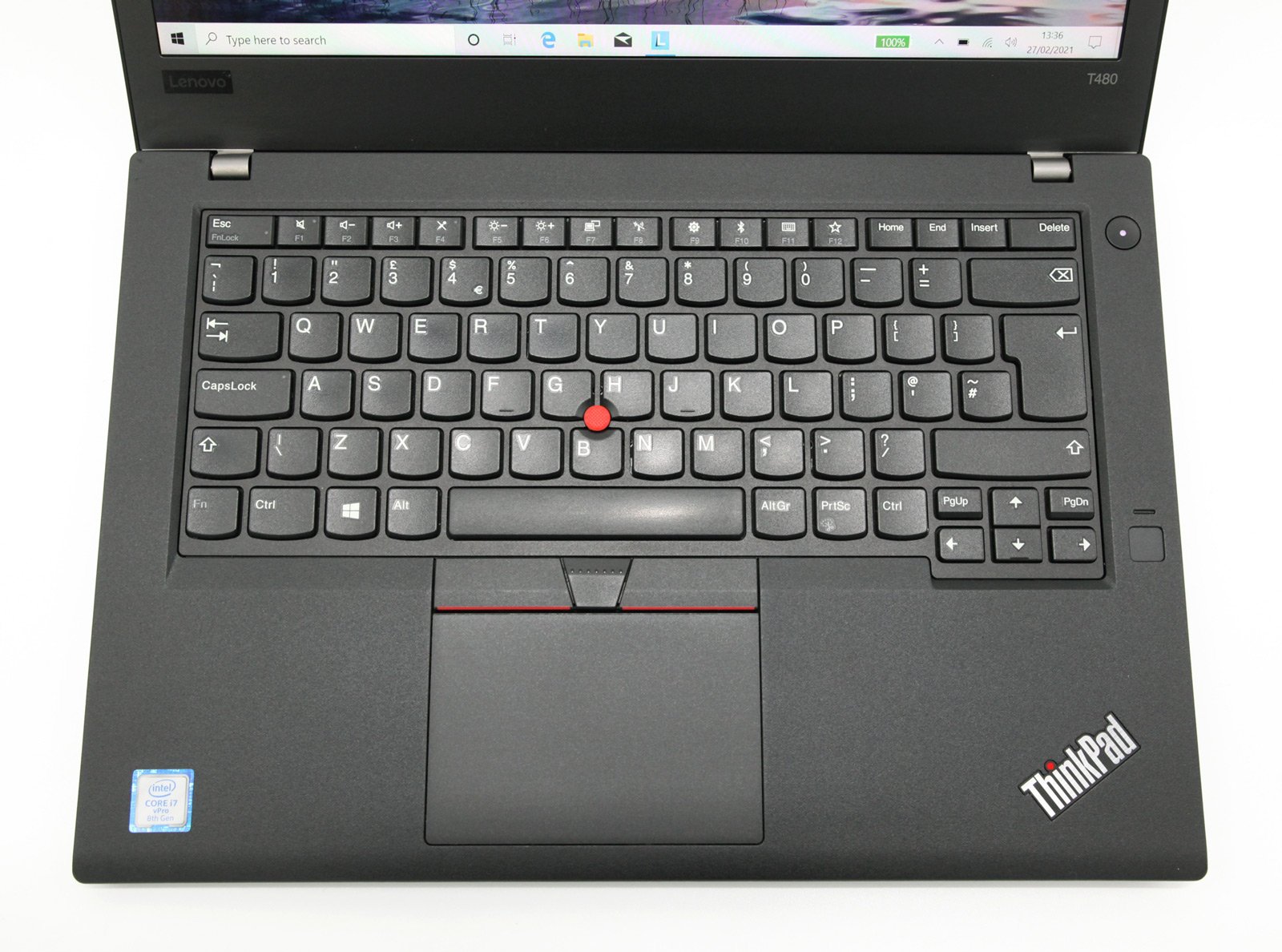 Lenovo Thinkpad T480 Touch Laptop: Core i7-8650U, 16GB RAM 512GB Warranty VAT - CruiseTech