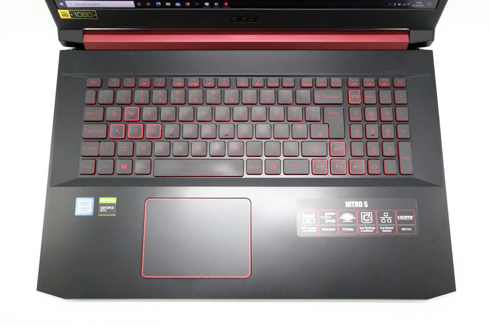 Acer Nitro 5 17.3" Gaming Laptop: 9th Gen i5, 8GB RAM, 256GB SSD, GTX 1650 - CruiseTech