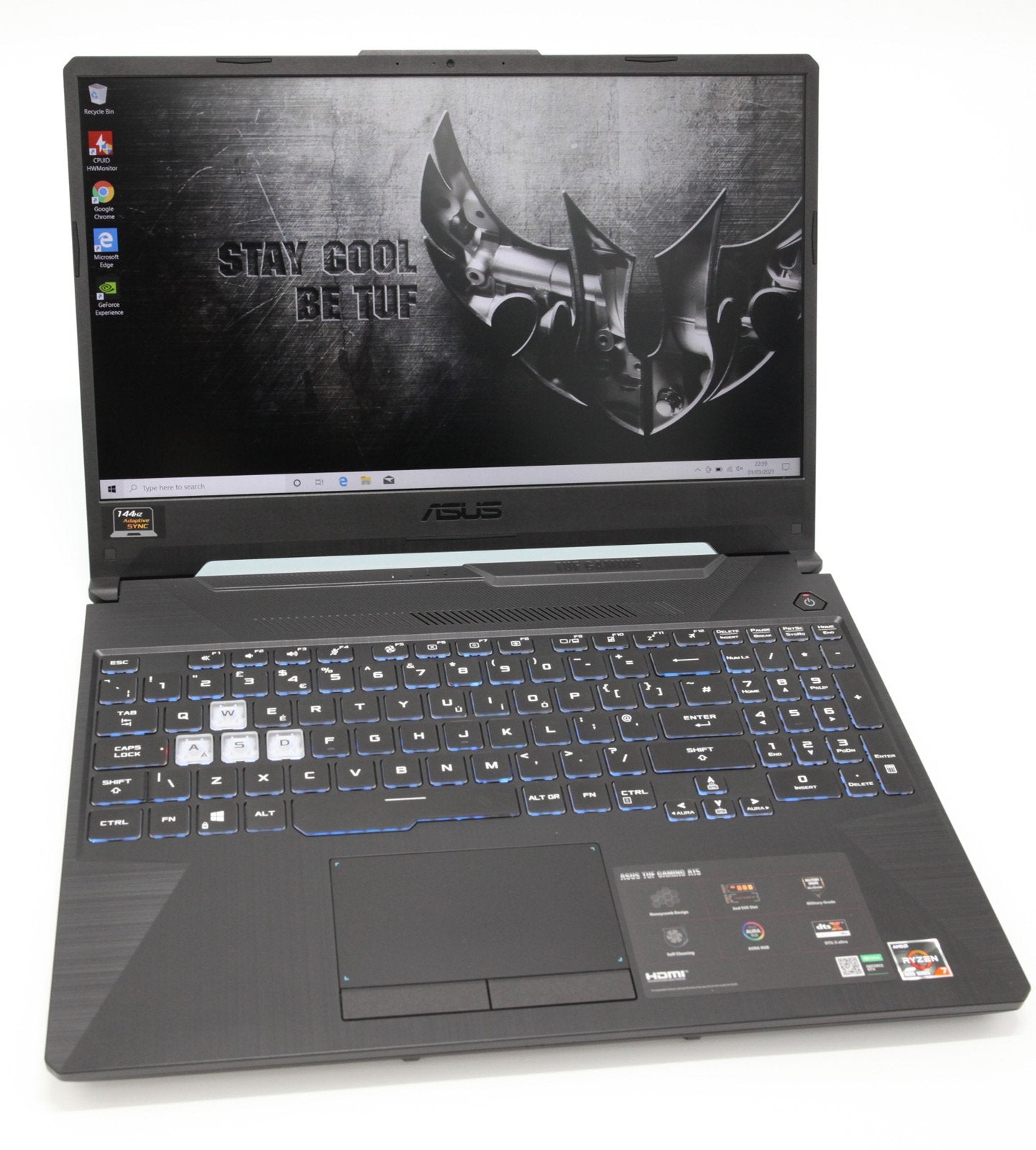 ASUS TUF Blue A15 15.6" Gaming Laptop: Ryzen 7-4800H, GTX 1660 Ti, 512 GB SSD - CruiseTech