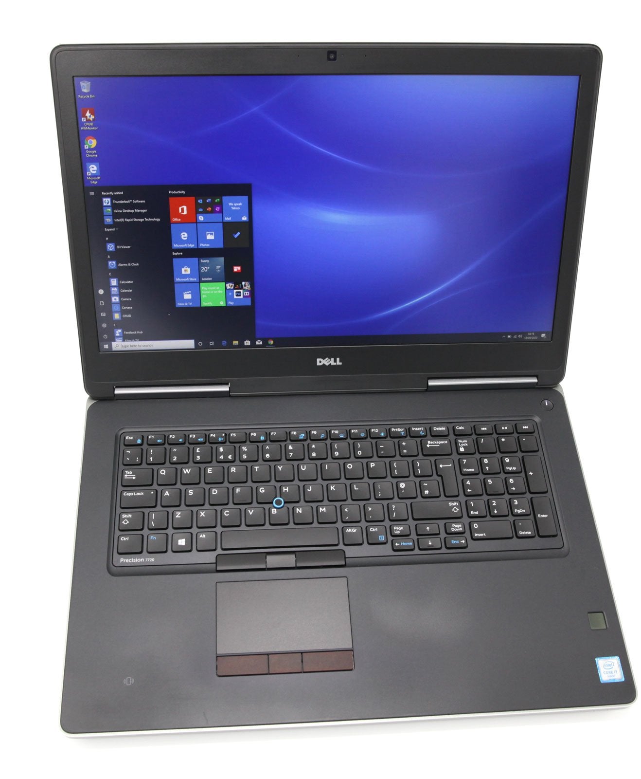 Dell Precision 7720 17.3" CAD Laptop: Quadro P5000, Core i7, 32GB RAM, SSD & HDD - CruiseTech
