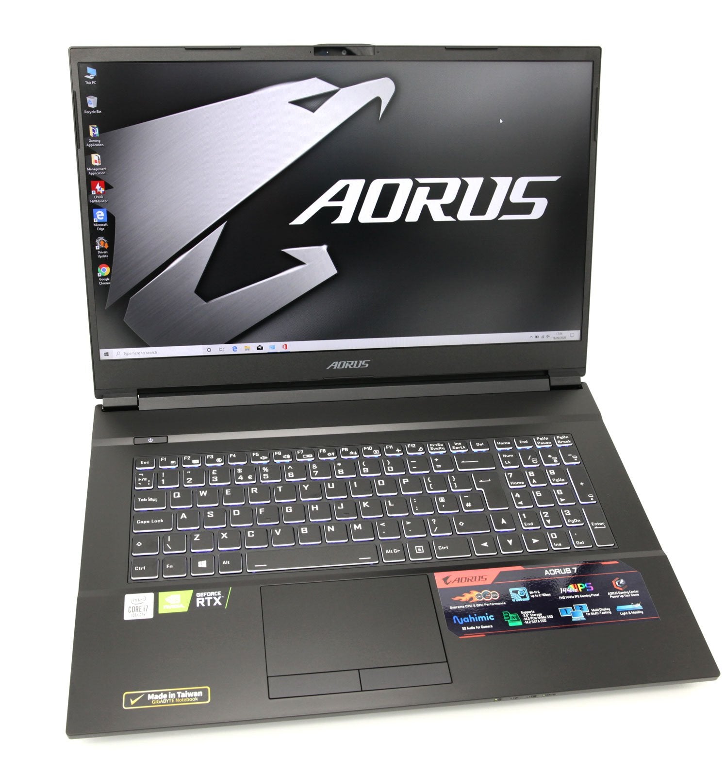 AORUS Gaming Laptop: RTX 2060, Core i7-10750H, 16GB RAM, 512GB+1TB, Warranty - CruiseTech