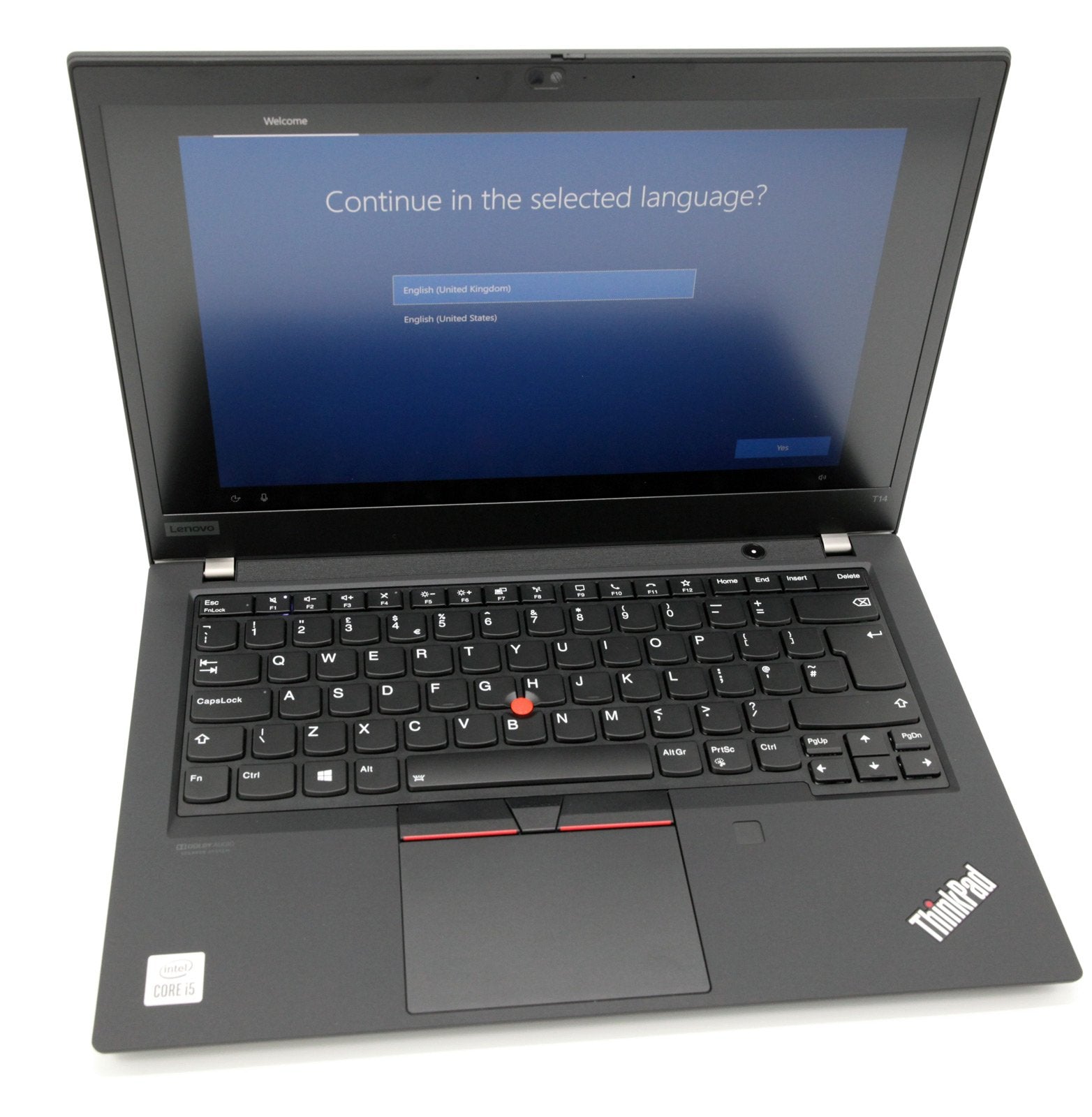 Lenovo ThinkPad T14 Gen 1 Laptop: i5-10210U, 256GB SSD, 8GB RAM, Warranty - CruiseTech