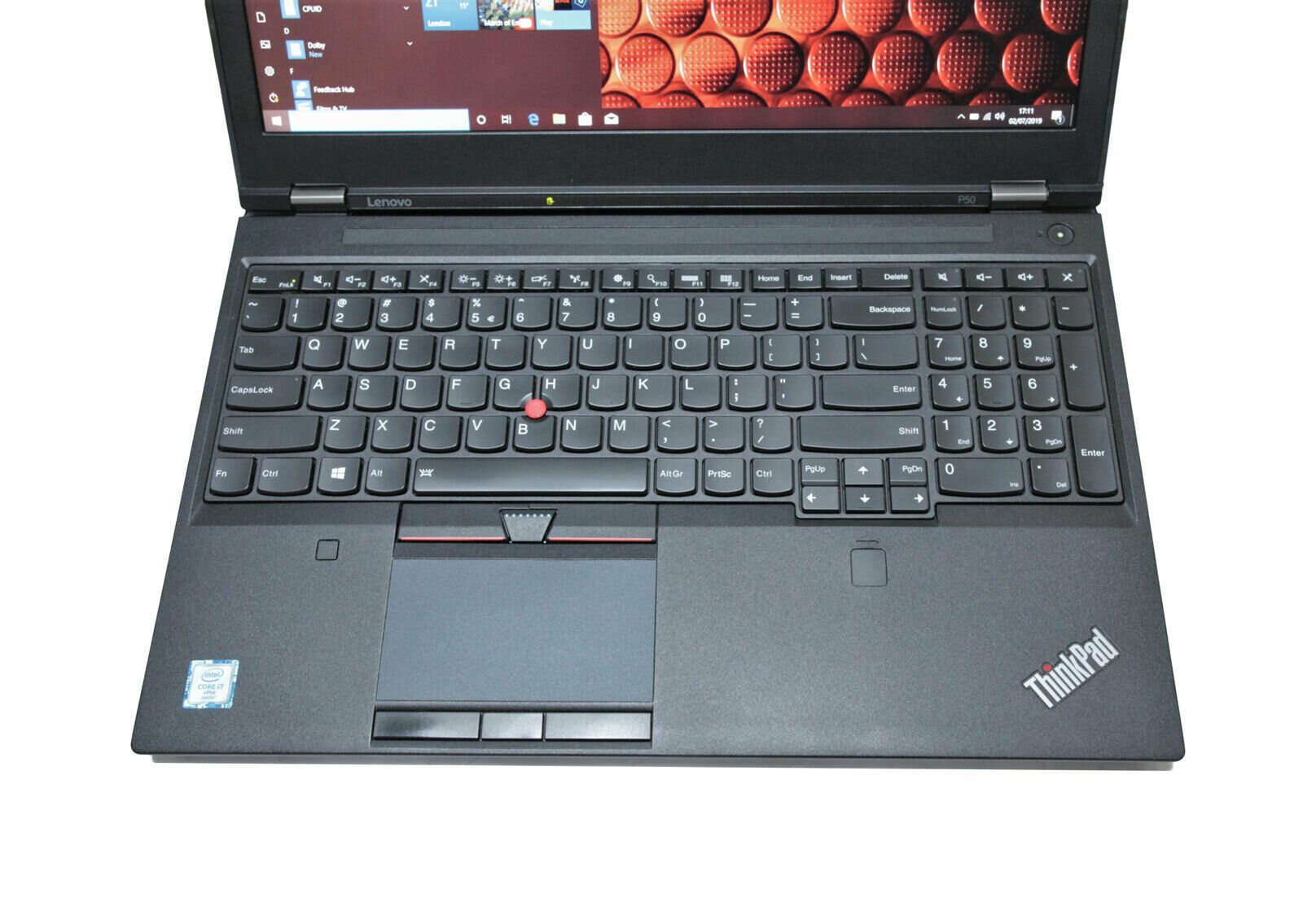 Lenovo Thinkpad P50 CAD Laptop: Core i7-6820HQ, 256GB, Quadro, 16GB RAM, VAT - CruiseTech