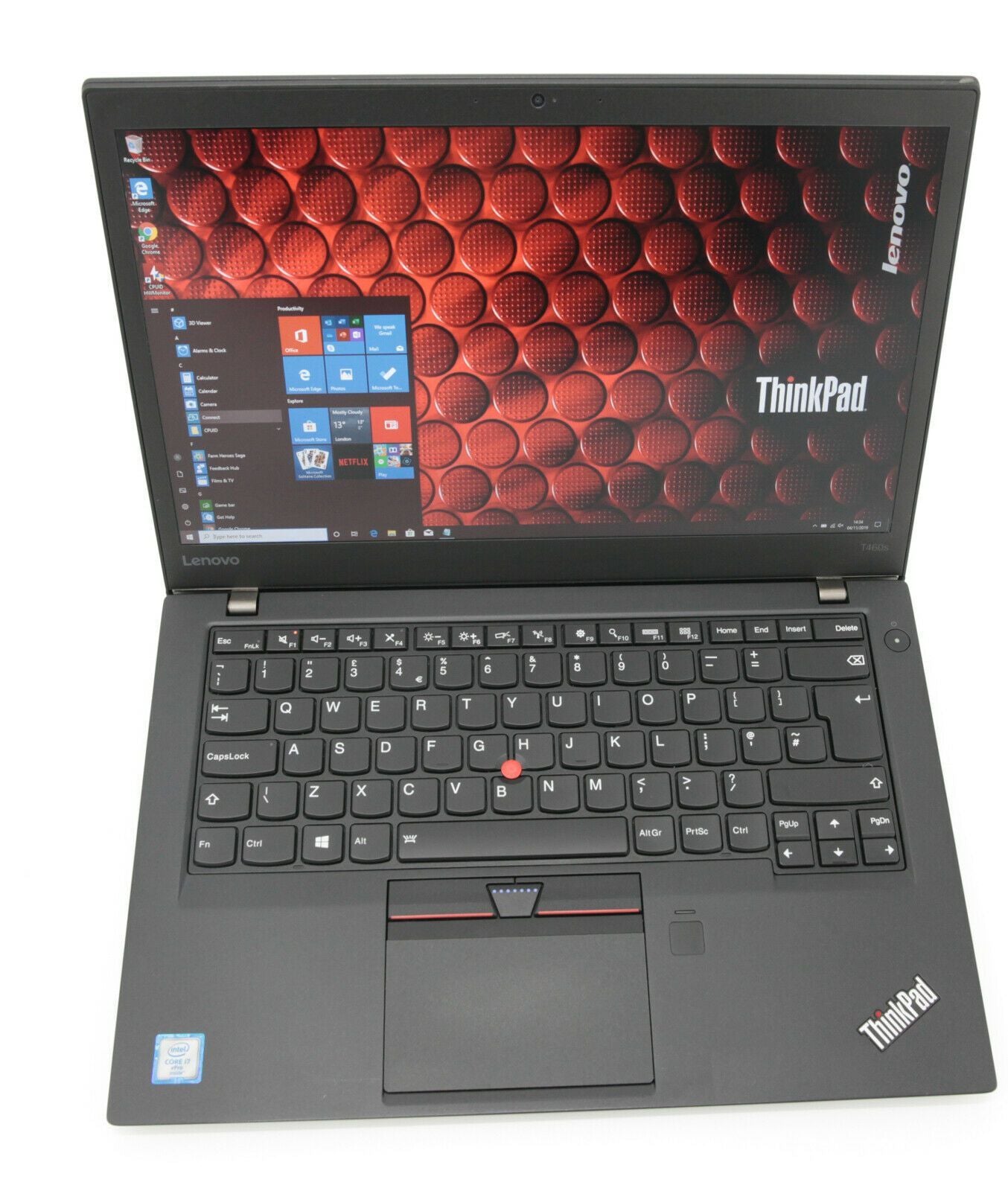 Lenovo Thinkpad T460S IPS Laptop, i7-6600U, 20GB RAM, 512GB SSD, 1.36Kg VAT - CruiseTech