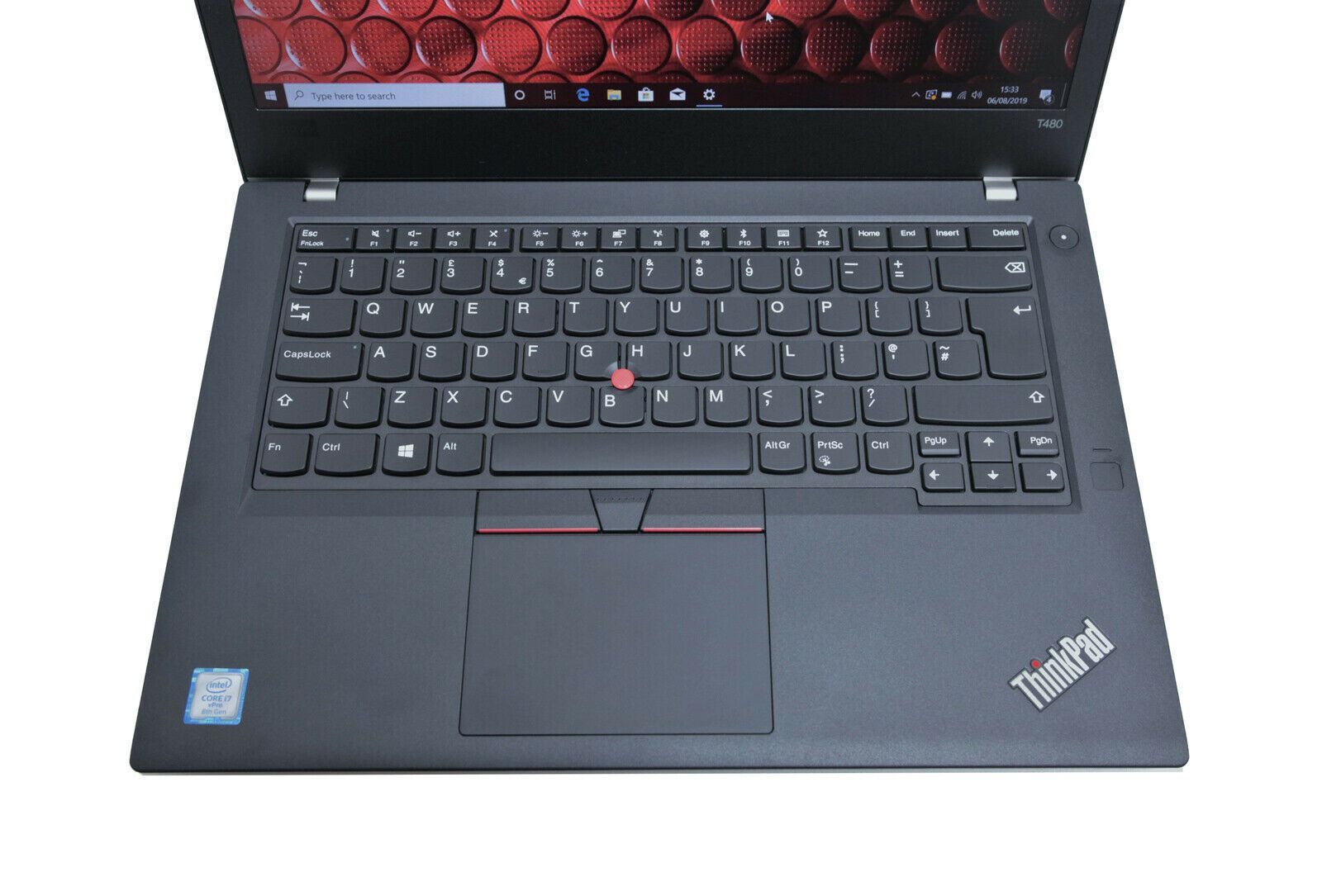 Lenovo Thinkpad T480 IPS Laptop: Core i7-8650U, 512GB SSD, 16GB RAM, Warranty - CruiseTech