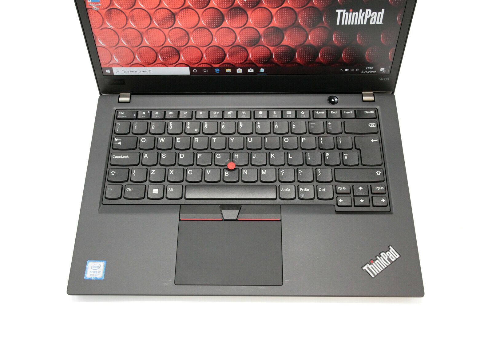 Lenovo Thinkpad T480s IPS Laptop: Core i7-8550U, 512GB SSD, 16GB RAM, Warranty - CruiseTech