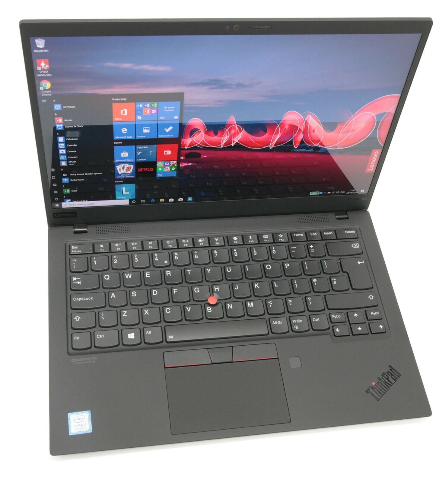 Lenovo ThinkPad X1 Carbon 7th Gen (2019): 4K, 8th Gen i7, 512GB, 16GB, LTE, VAT - CruiseTech
