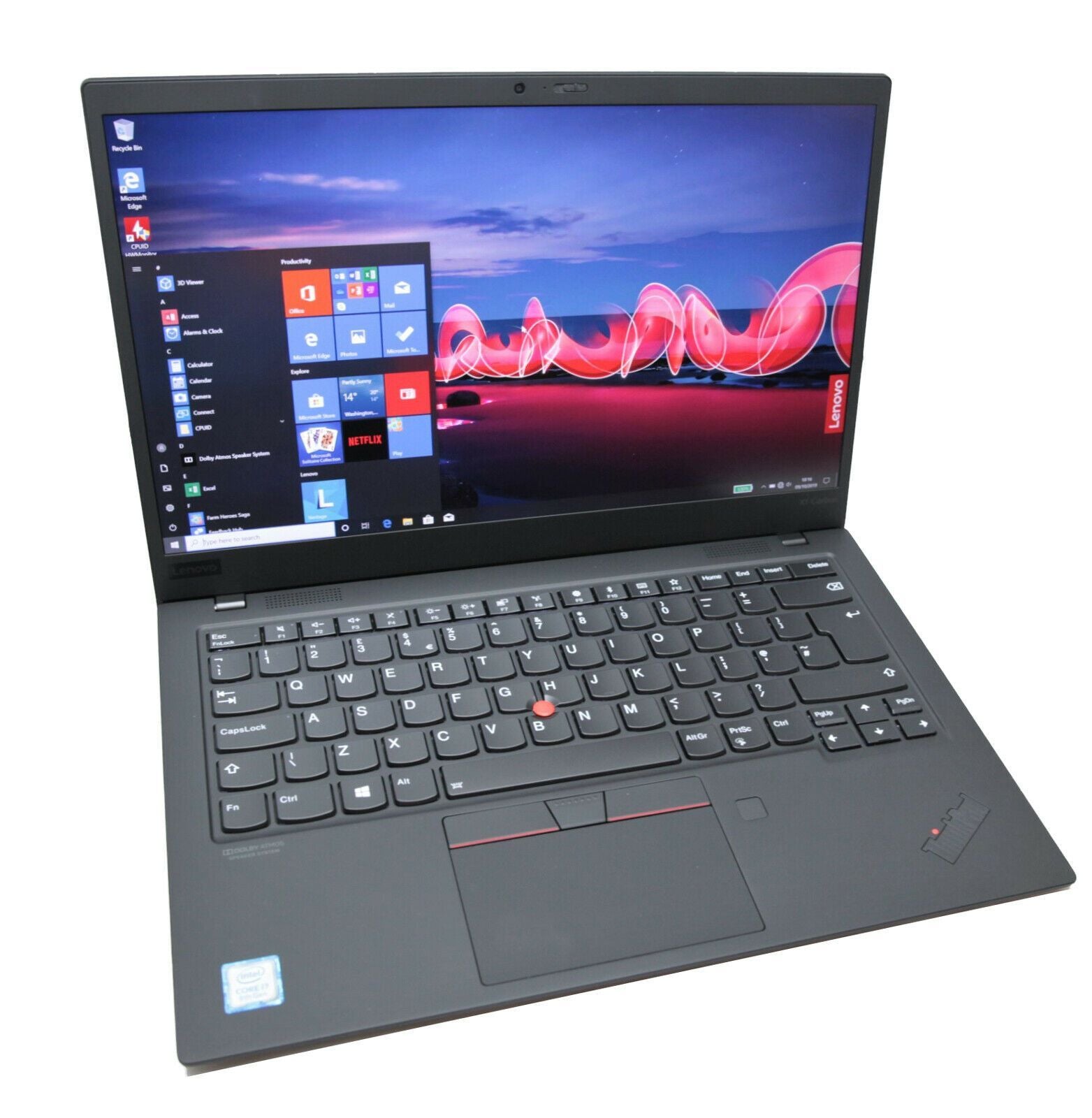 Lenovo ThinkPad X1 Carbon 7th Gen WQHD Laptop (2019): Core i7 ...