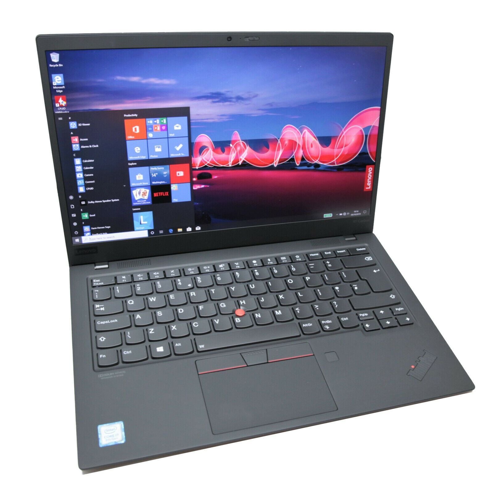 Lenovo ThinkPad X1 Carbon 7th Gen WQHD Laptop (2019): Core i7-8656U, 512GB 16GB - CruiseTech
